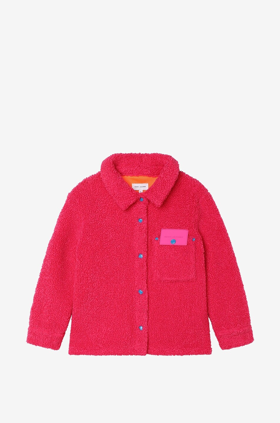 Veste chemise fille en peluche