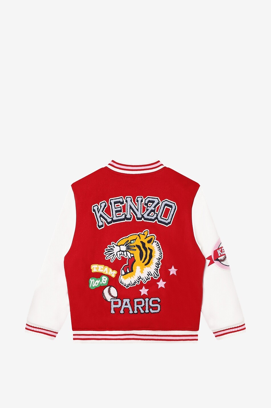 Kenzo Club 1990 girls' wool varsity jacket
