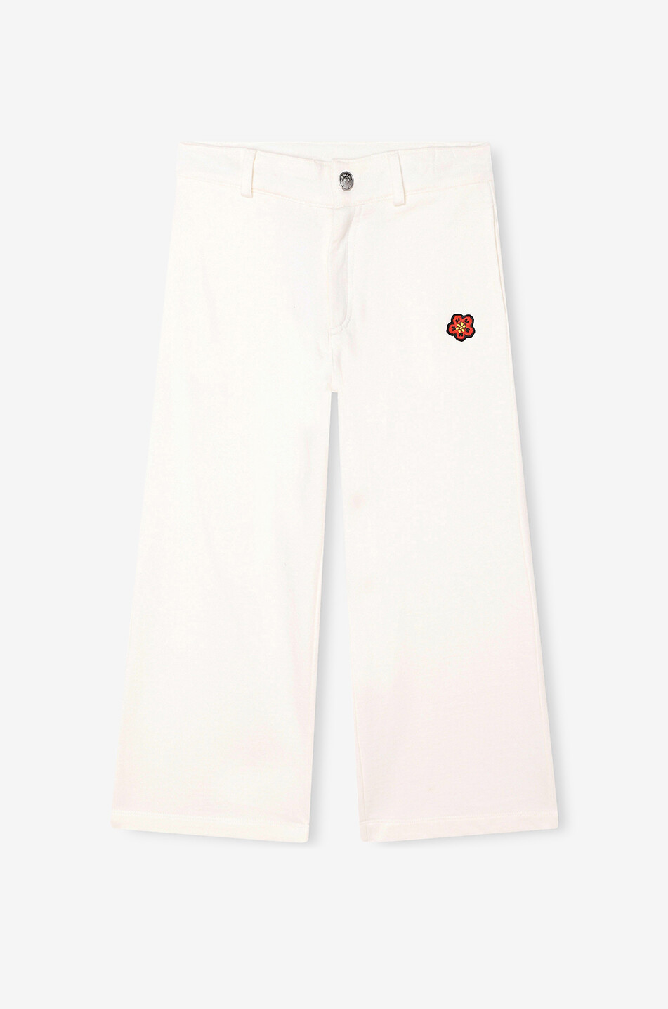 Ikebana Boke Flower girls' cotton jeans