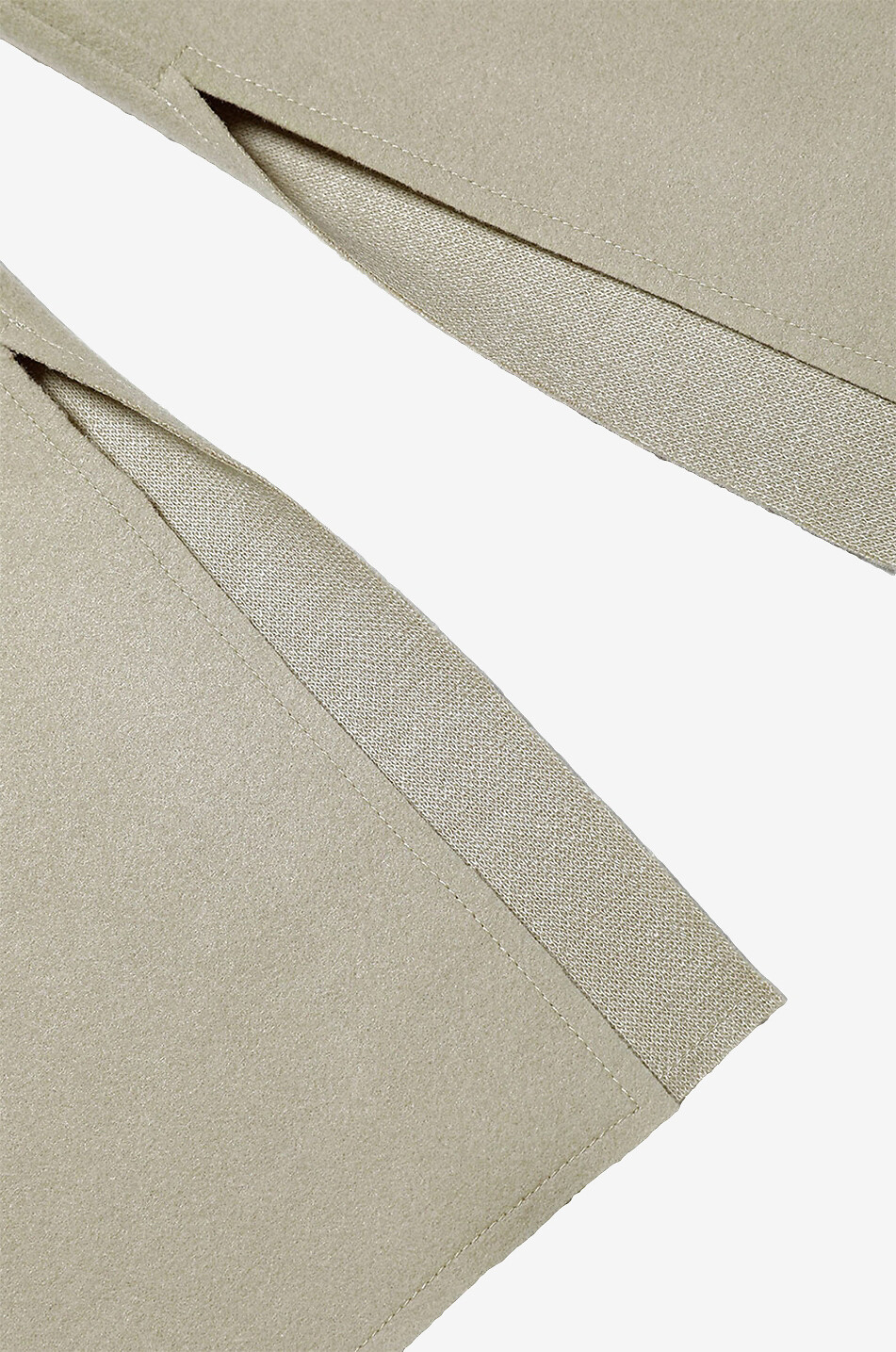 MM6 KIDS Kinder-Filzhose mit weitem Bein Margiela 6 Junge KAMELFARBEN 4