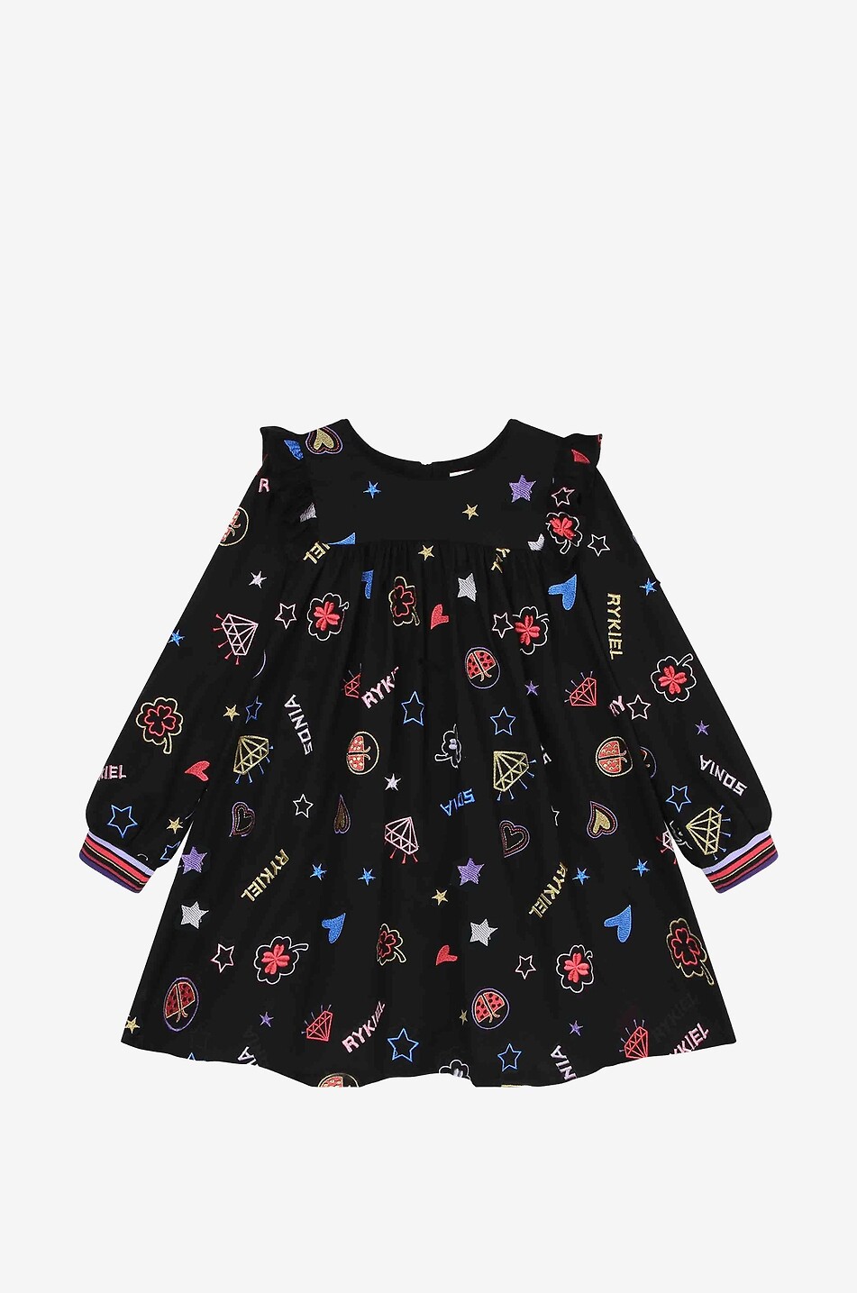 SONIA RYKIEL Robe en viscose fille imprimé Fille MULTICOLORE 1