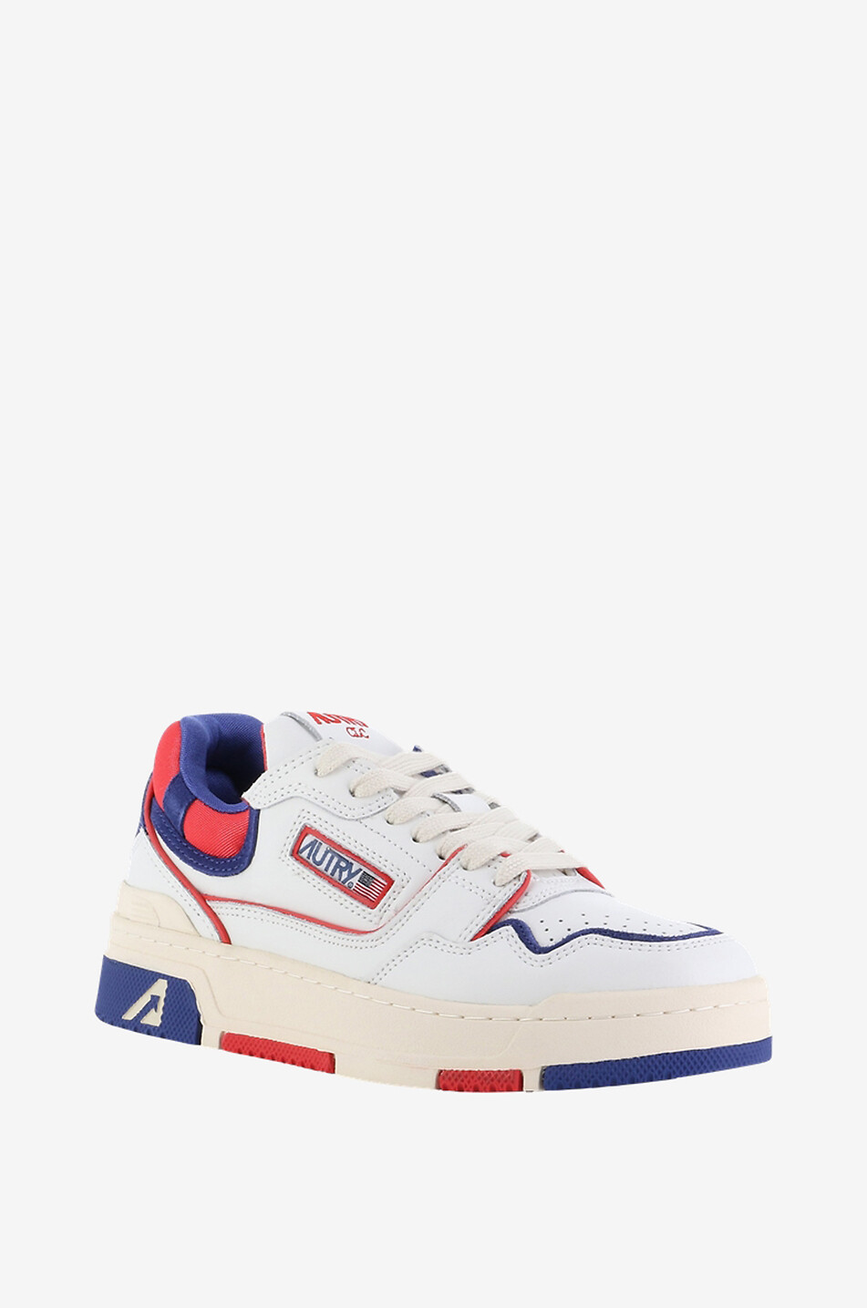 CLC low-top multi-material sneakers