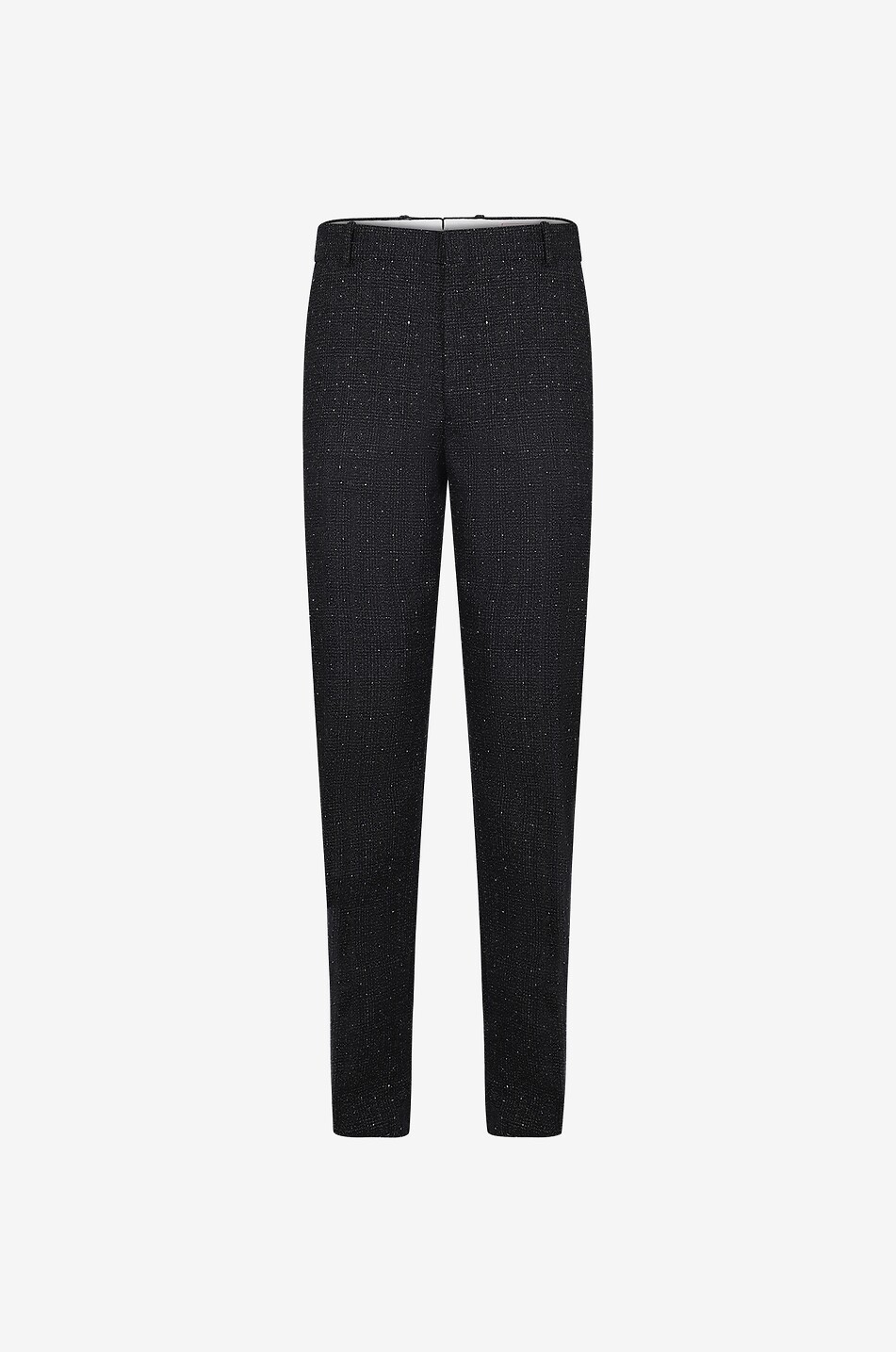 ALEXANDER McQUEEN Tweed effect slim fit cigarette trousers Men MULTI COLOURED 1