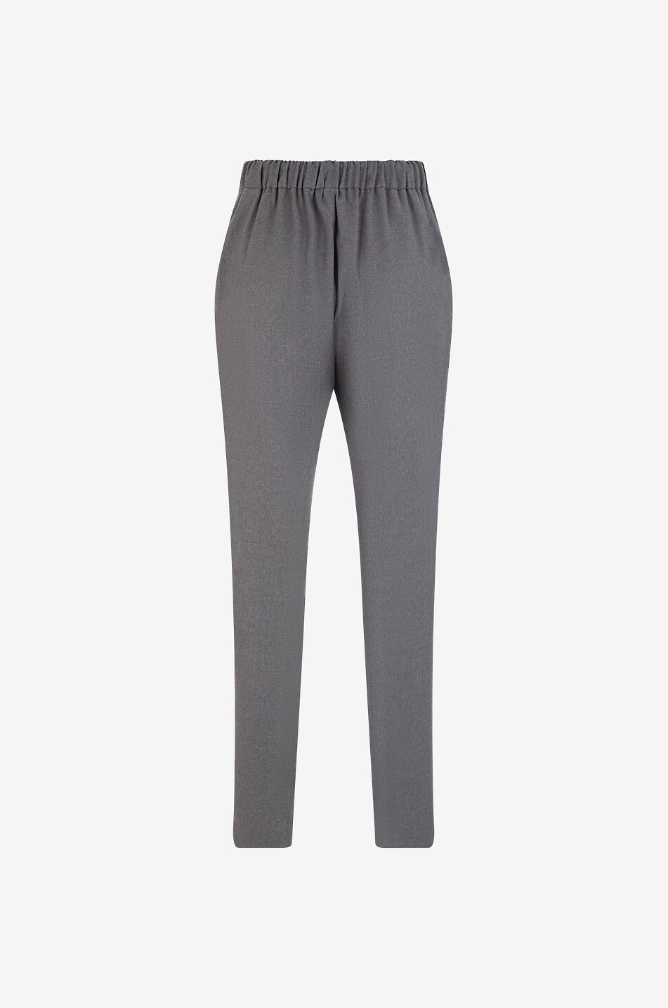 Verkürzte Flanellhose im Joggingstil Gubbio
