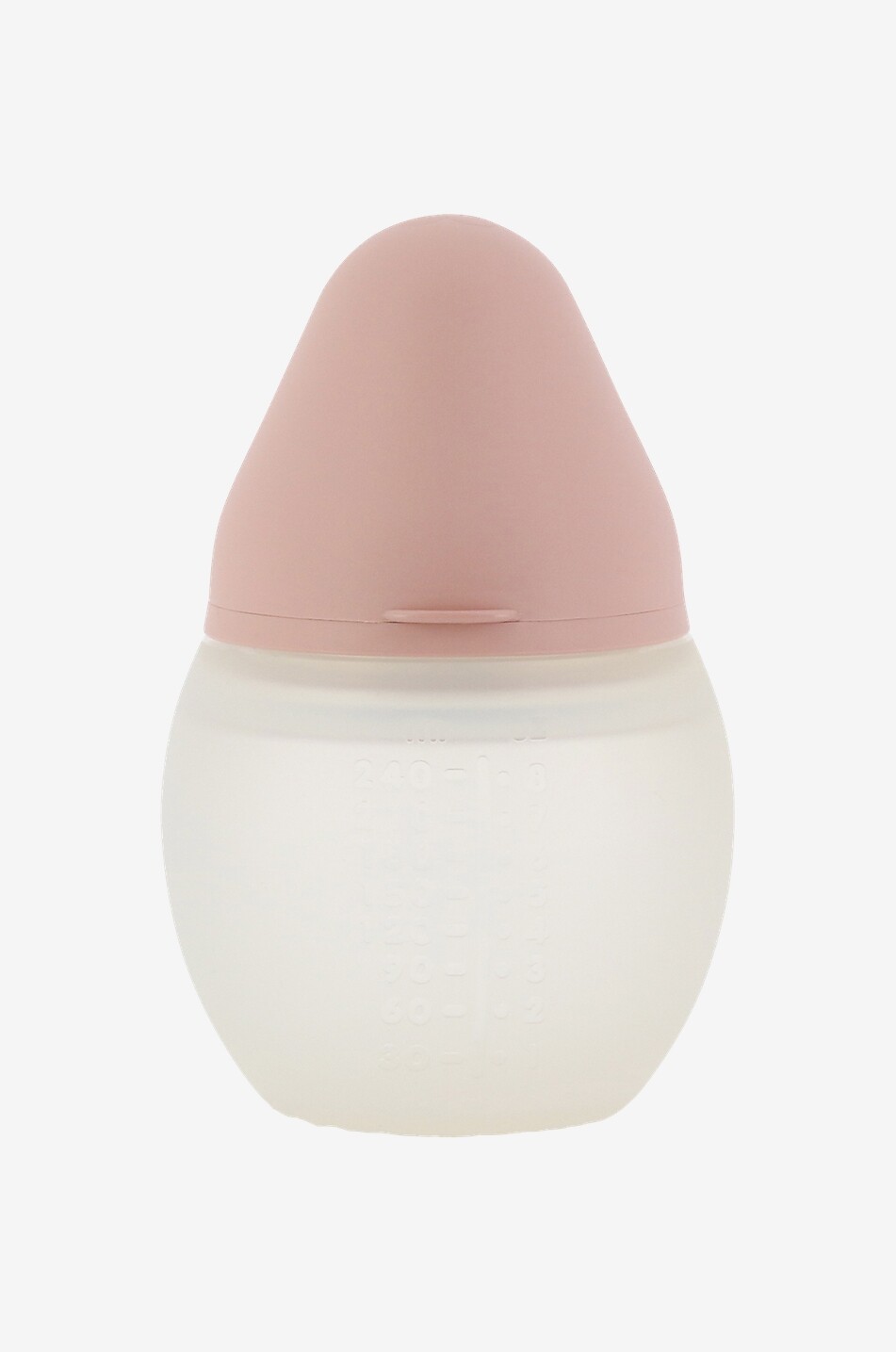 ELHEE Biberon souple anti-colique BibROND - 240 ml Bébé ROSE CLAIR 1