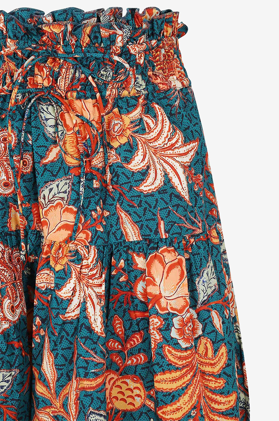 ULLA JOHNSON Rock aus geblümter Baumwolle Kyra Damen BUNT 3