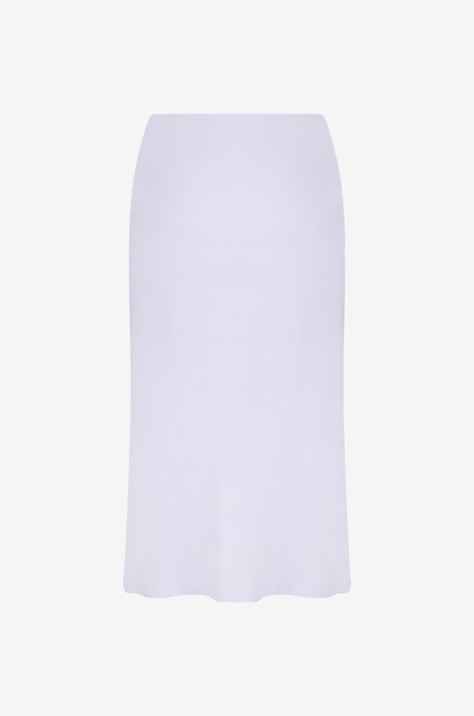 Silk midi skirt