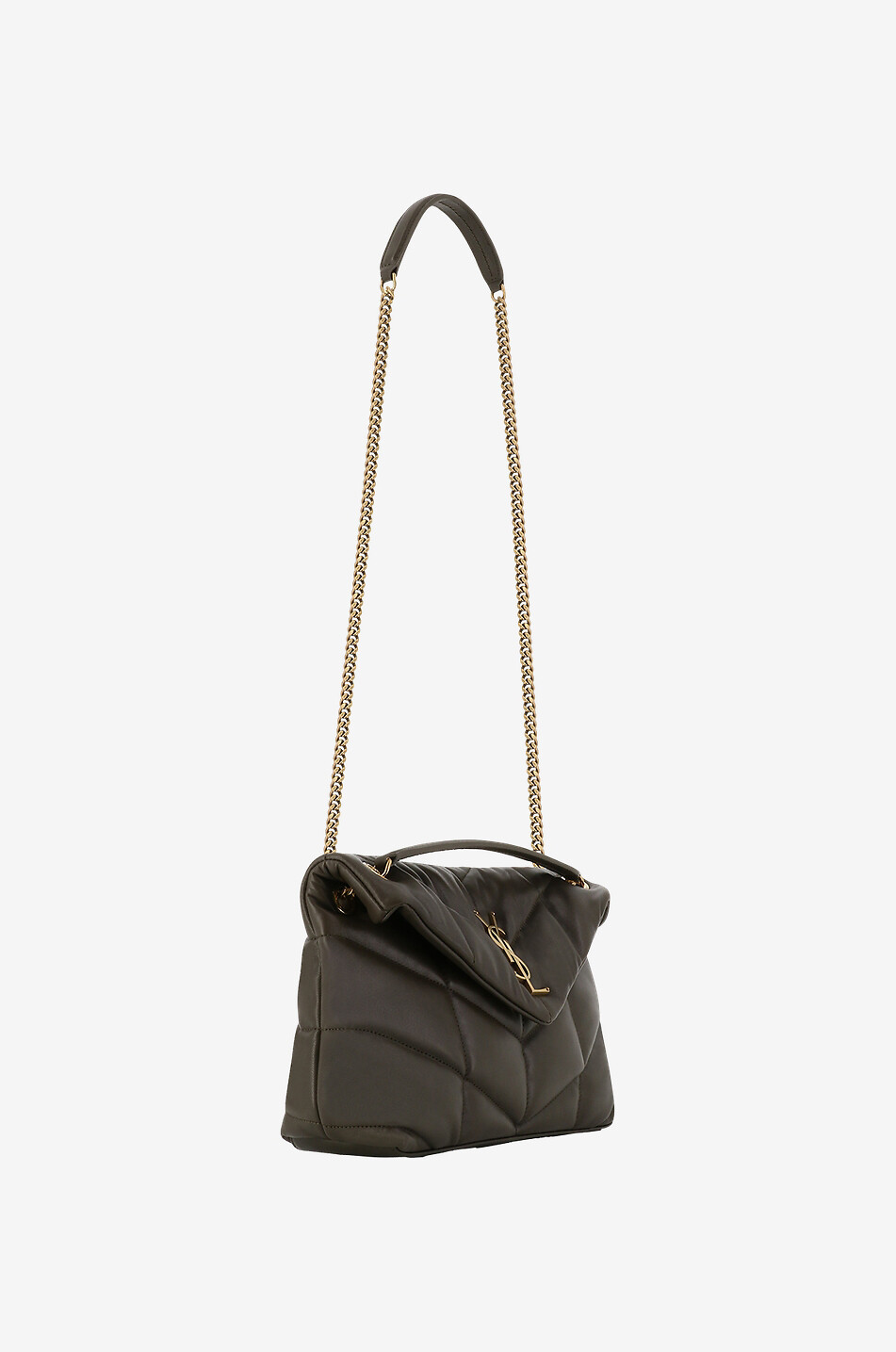 Loulou puffer small bag in quilted lambskin sale