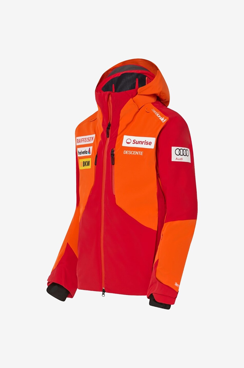 Swiss bicolour ski jacket