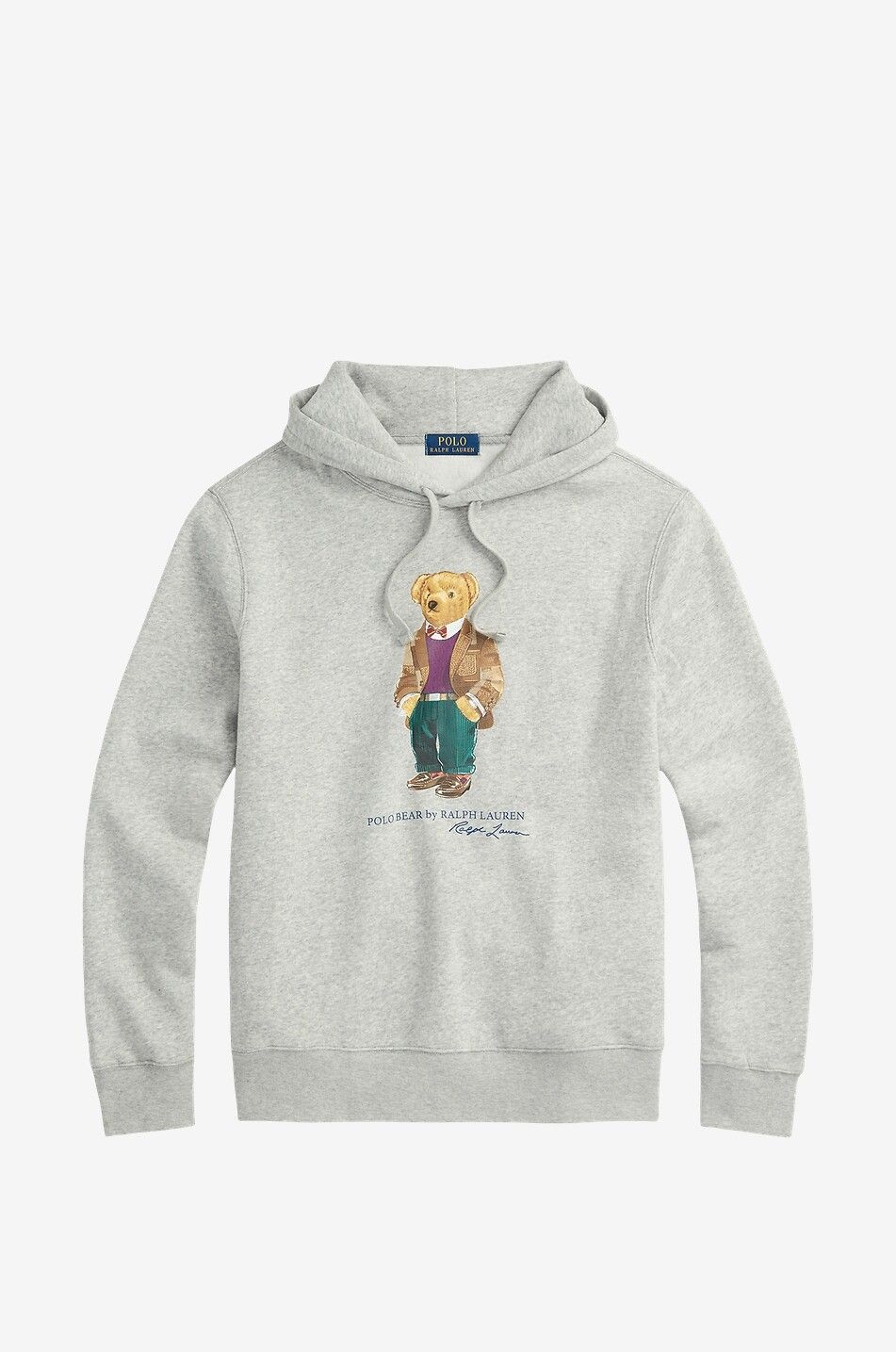 Polo ralph lauren gray hoodie on sale