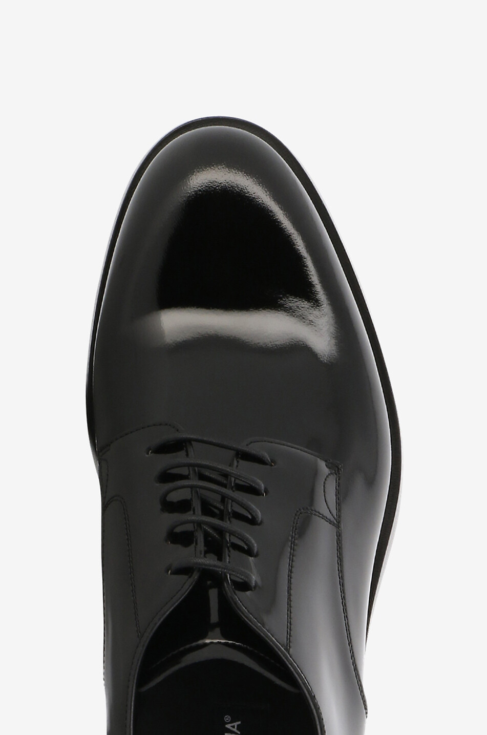 Altavilla patent leather derby shoes