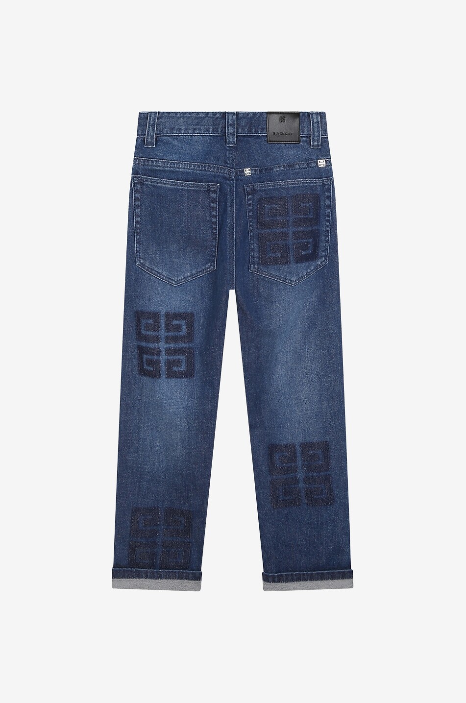 GIVENCHY Gerade Jeans für Jungen mit Motiv 4G Junge BLAU 2