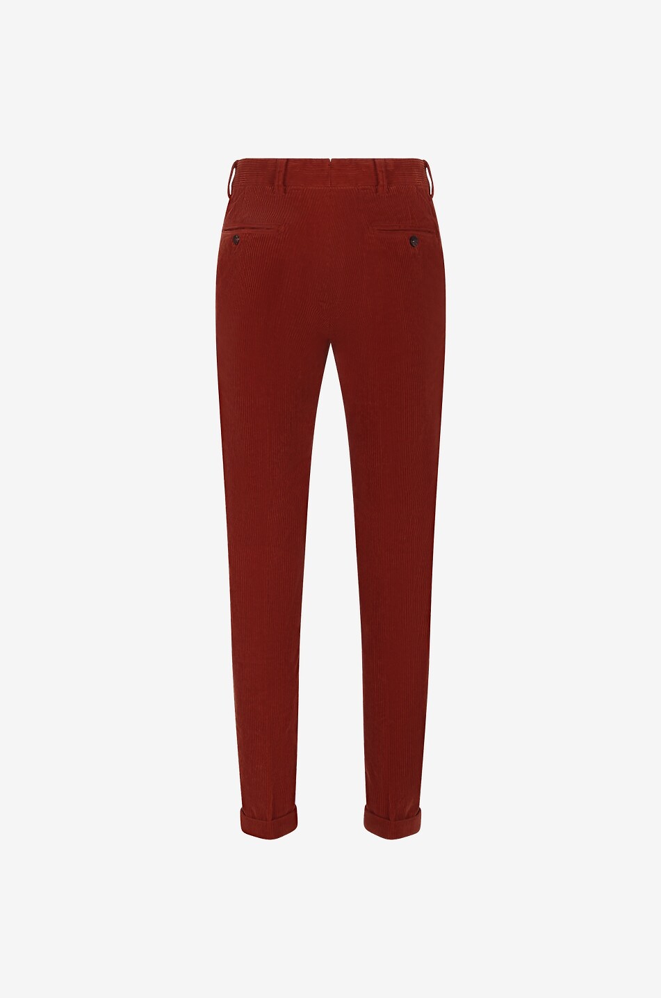 B SETTECENTO Corduroy trousers Men ORANGE 2