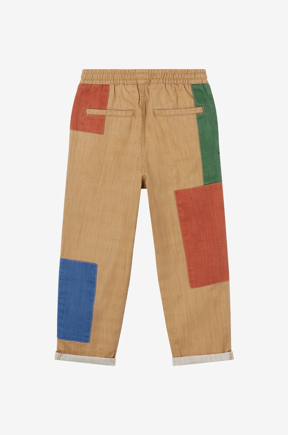 STELLA McCARTNEY KIDS Pantalon garçon à motifs Patchwork Garçon BEIGE 2
