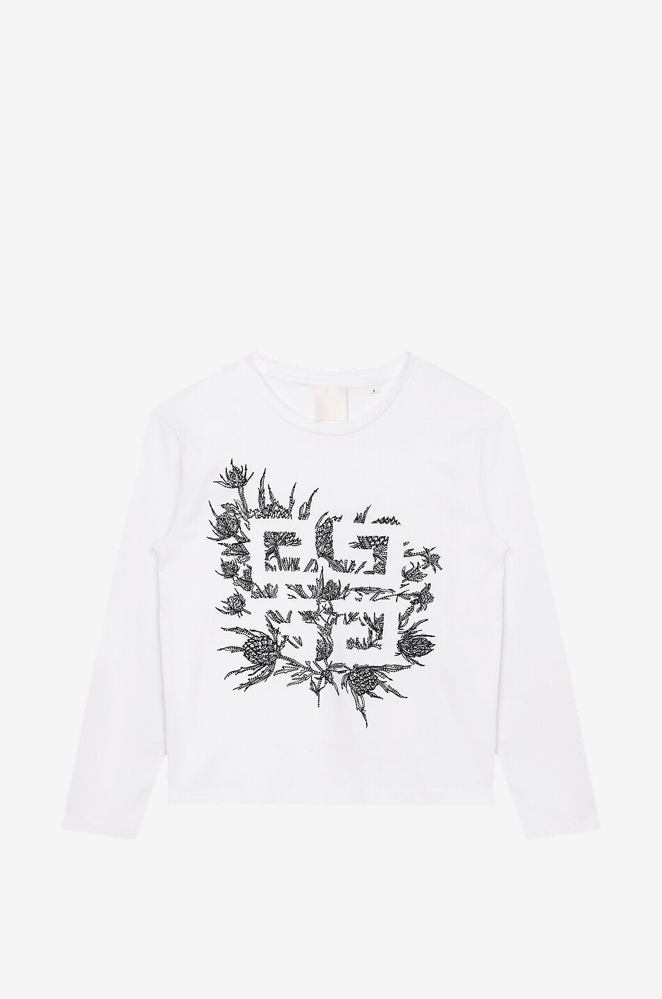 T-shirt fille à manches longues Flower 4G