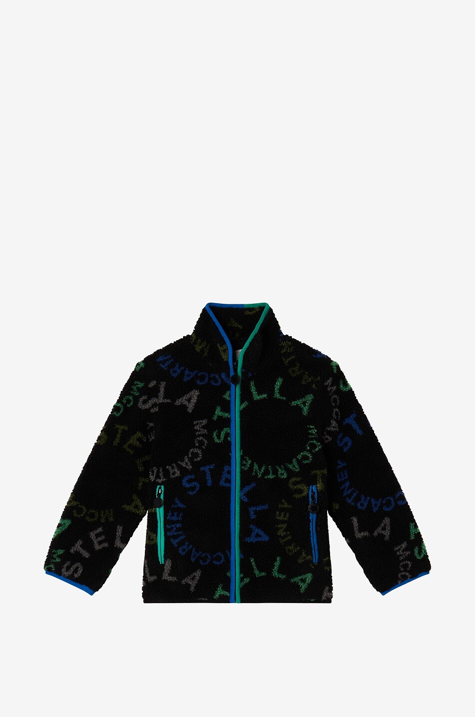 Jungen-Teddy-Fleece-Jacke Stella Logo