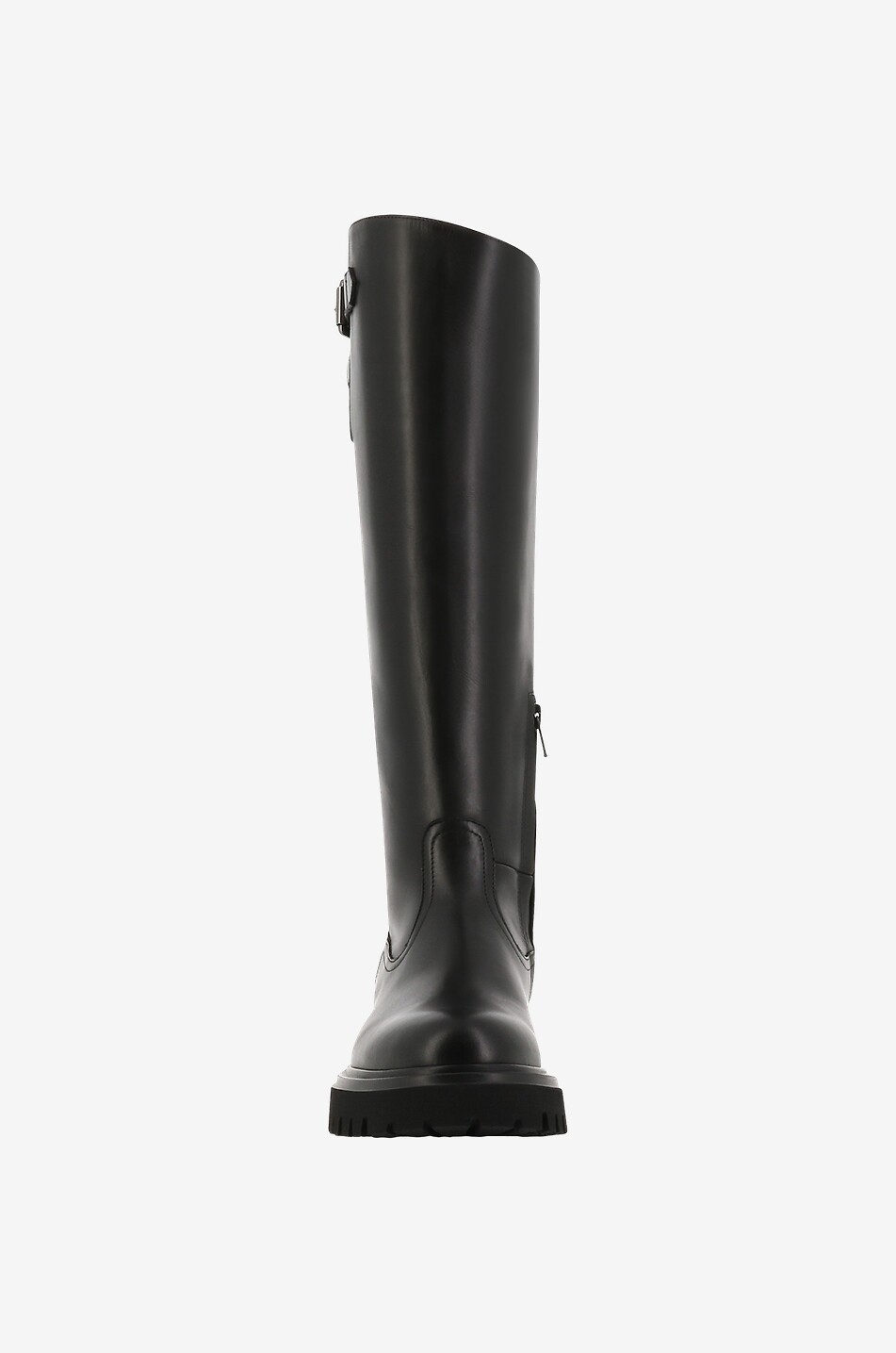 BONGENIE Flache Reiterstiefel Winton 30 Damen SCHWARZ 2