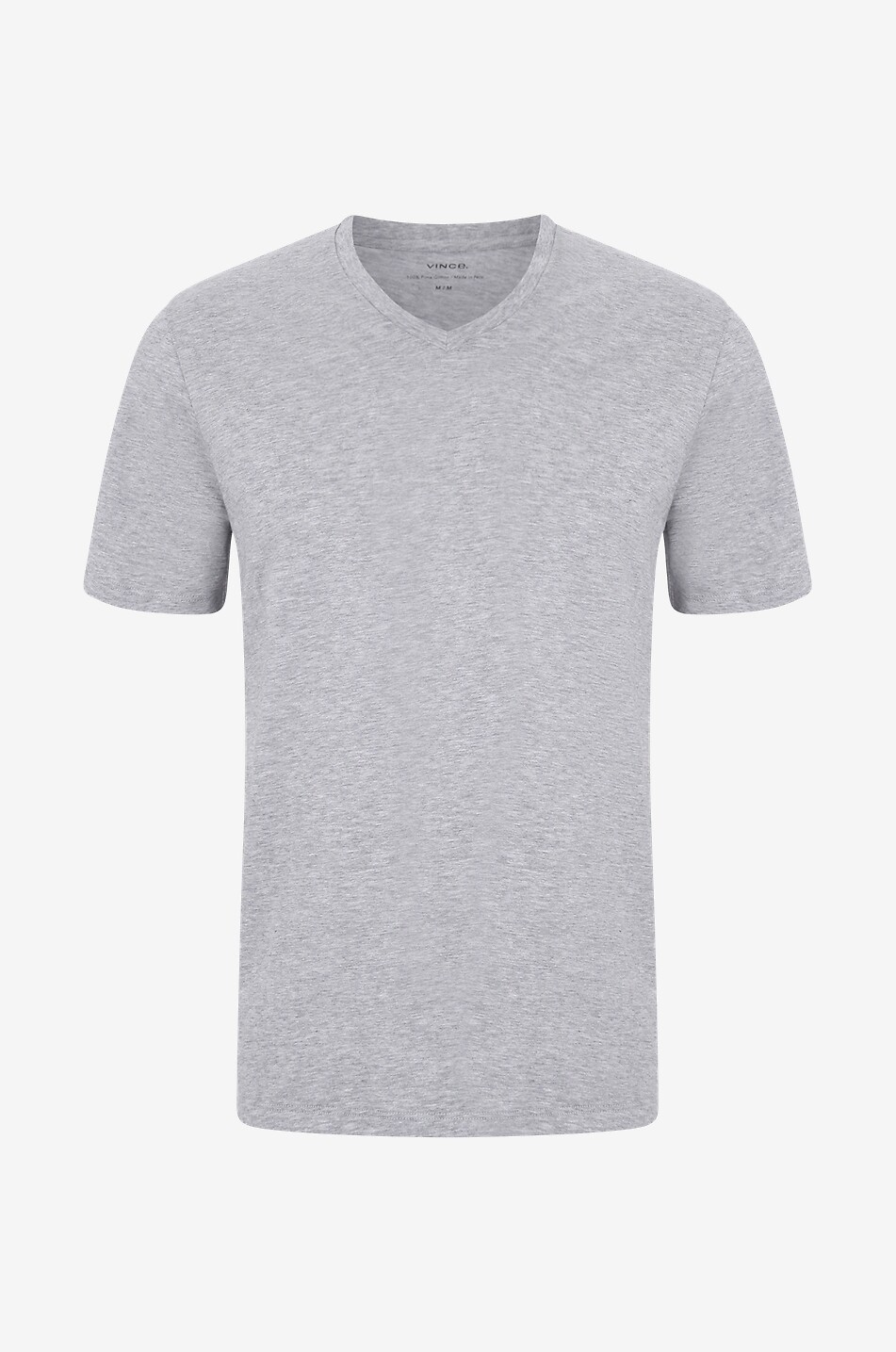 VINCE T-shirt à col V en coton Pima Homme Incolore 1