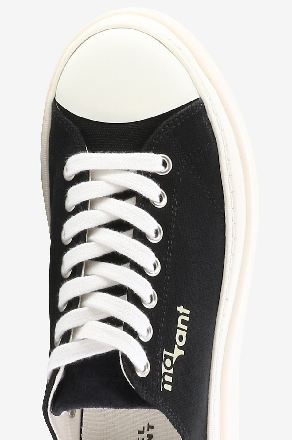 ISABEL MARANT Niedrige Plateau-Sneakers aus Canvas Austen Low Damen SCHWARZ 5