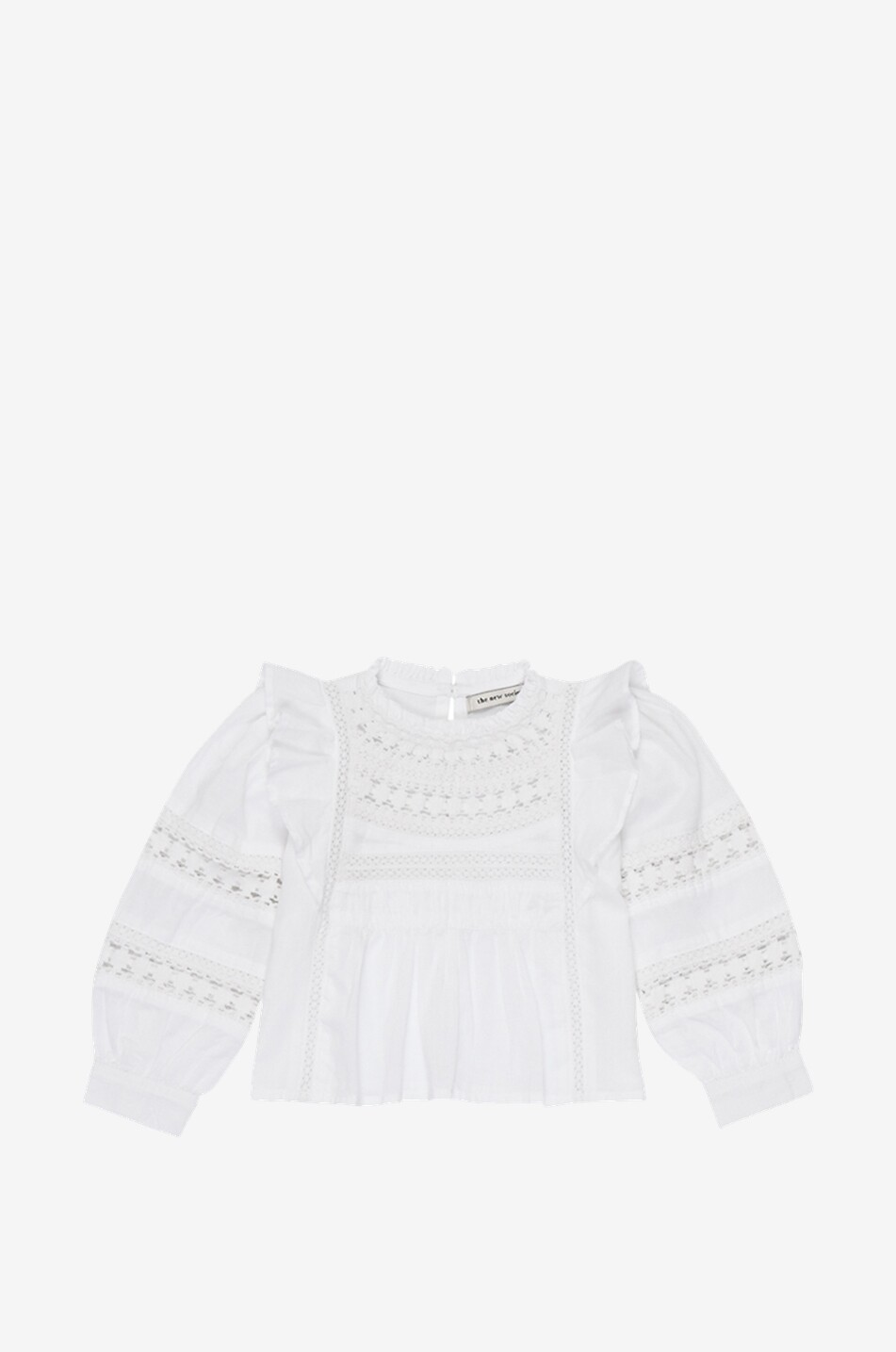 Naya baby openwork embroidered blouse