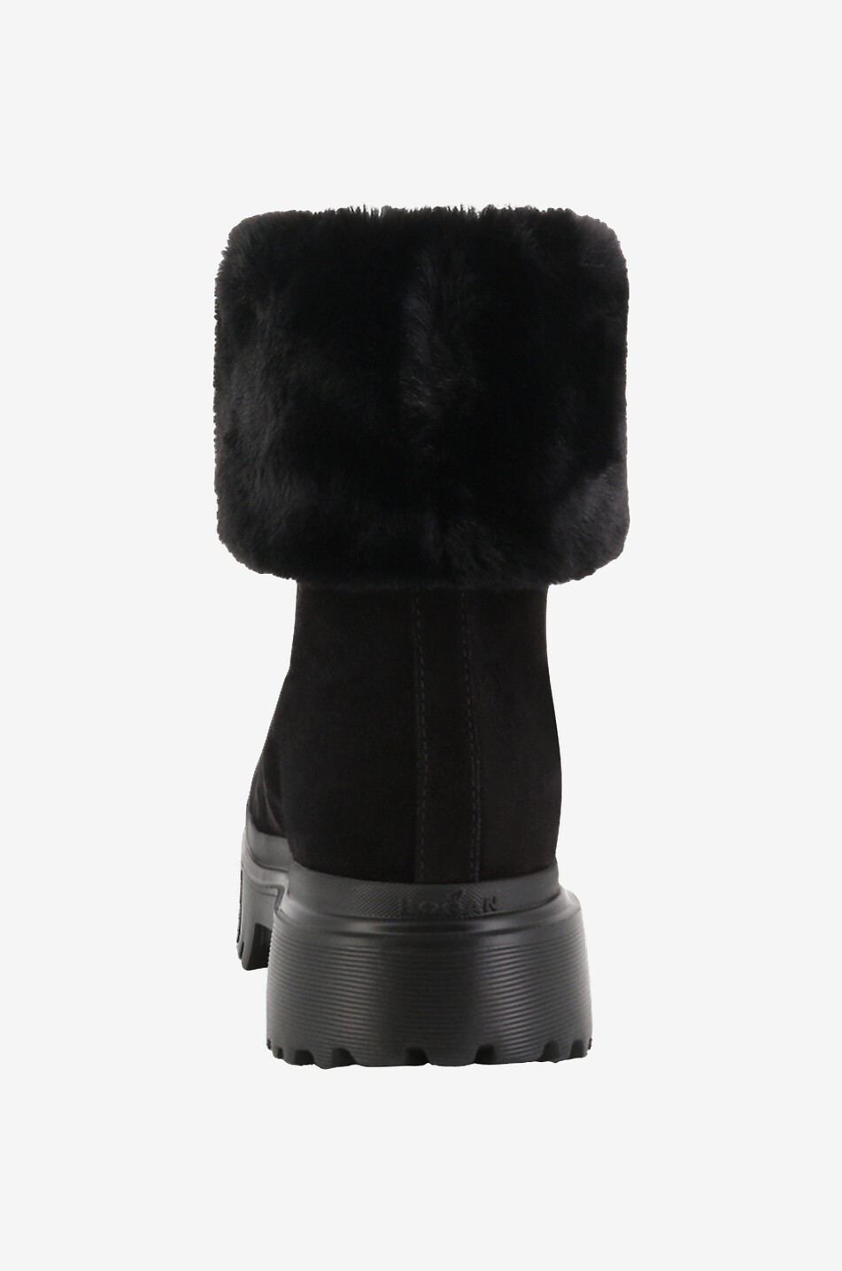 HOGAN Warme Stiefeletten mit Plüschfutter H619 Damen SCHWARZ 4