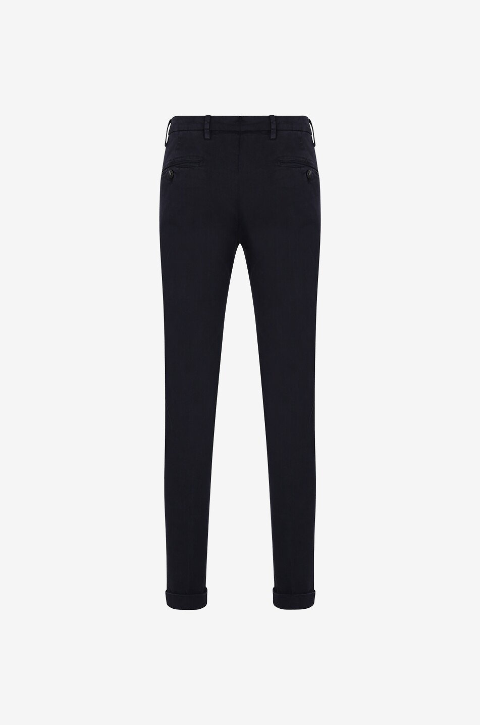 Cotton blend chino trousers