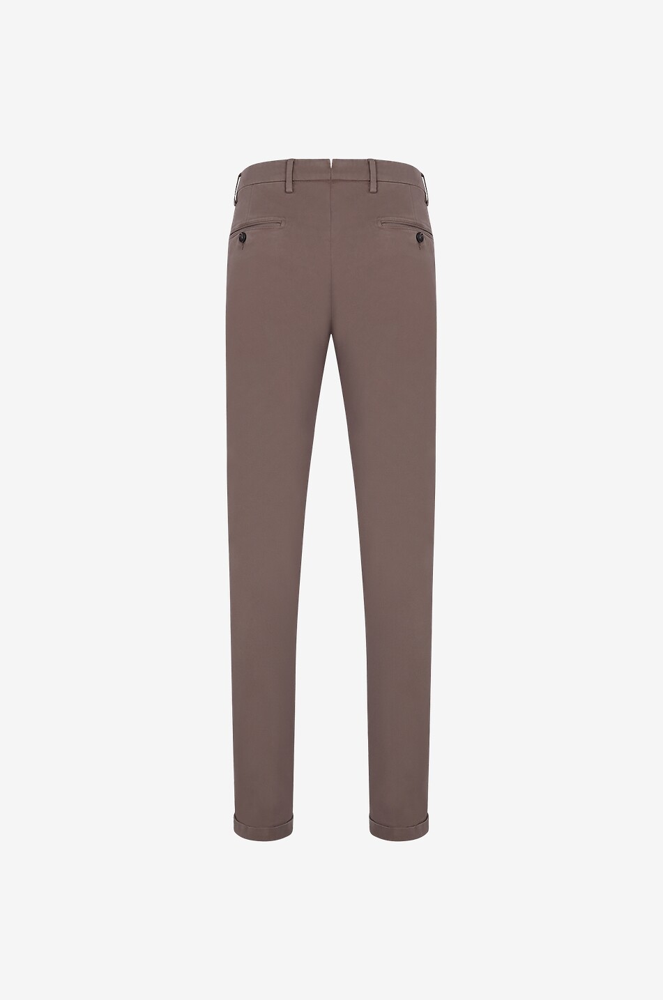 B SETTECENTO Slim fit chino trousers Men BROWN 2