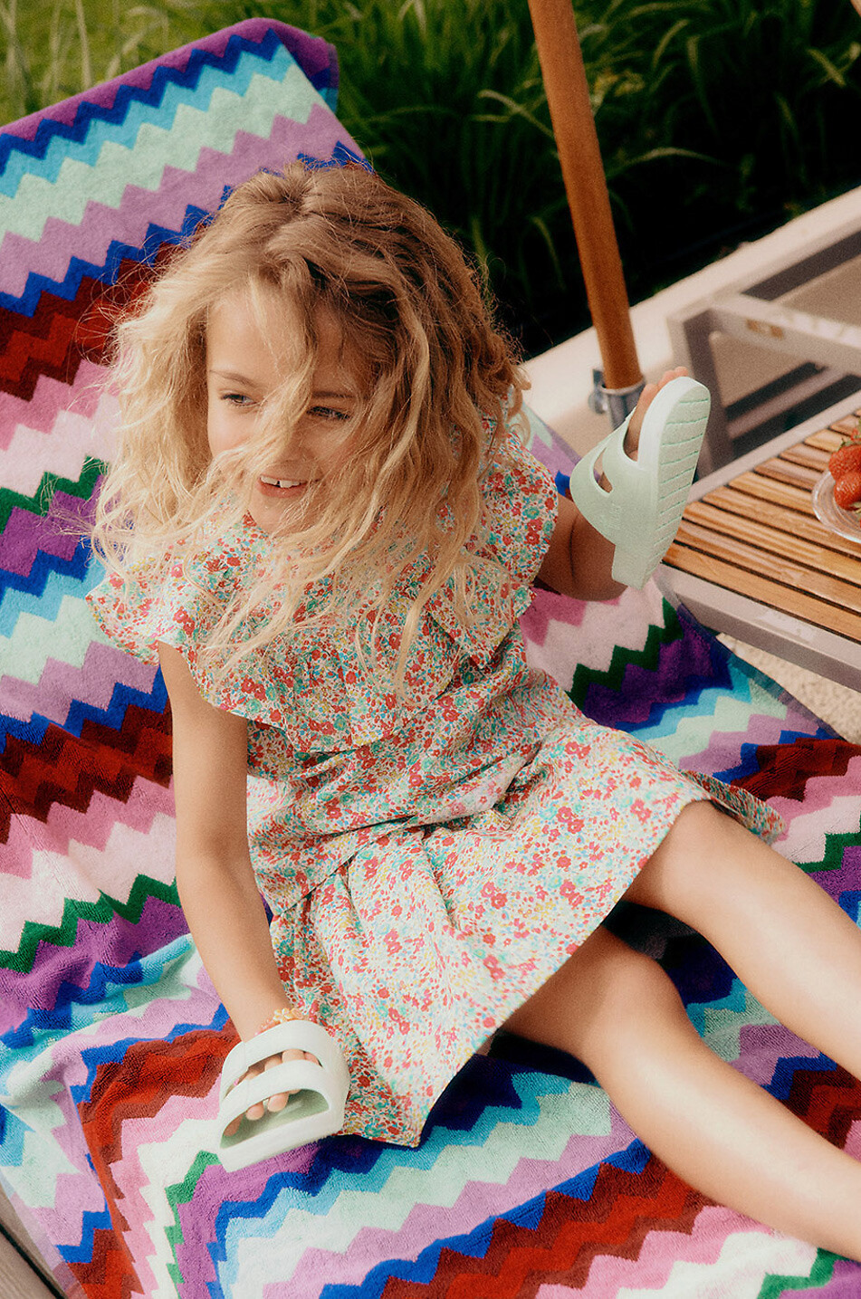 Blouse en coton bio fille Bianca