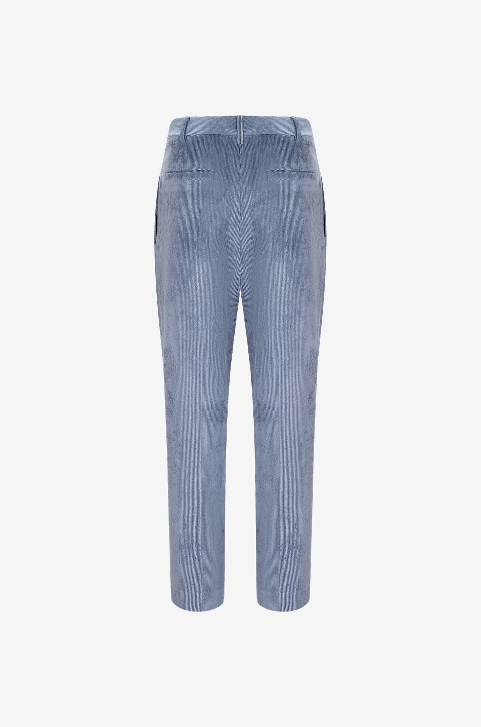 Bundfaltenhose aus Kordsamt
