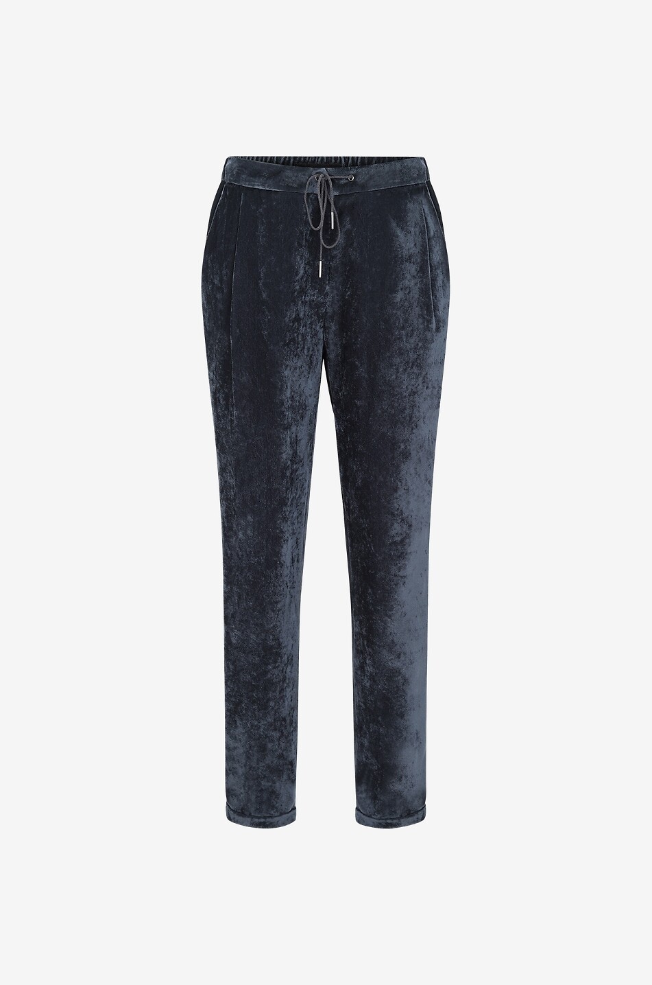 Spello slim fit velvet jogger trousers