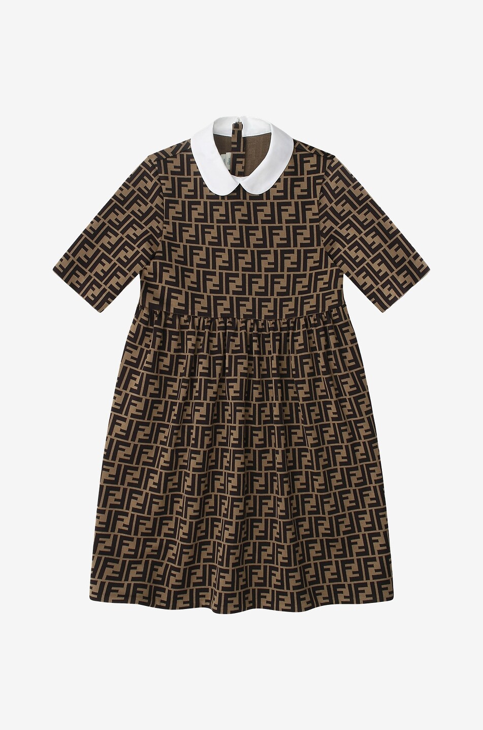 FF jacquard knit girl's dress