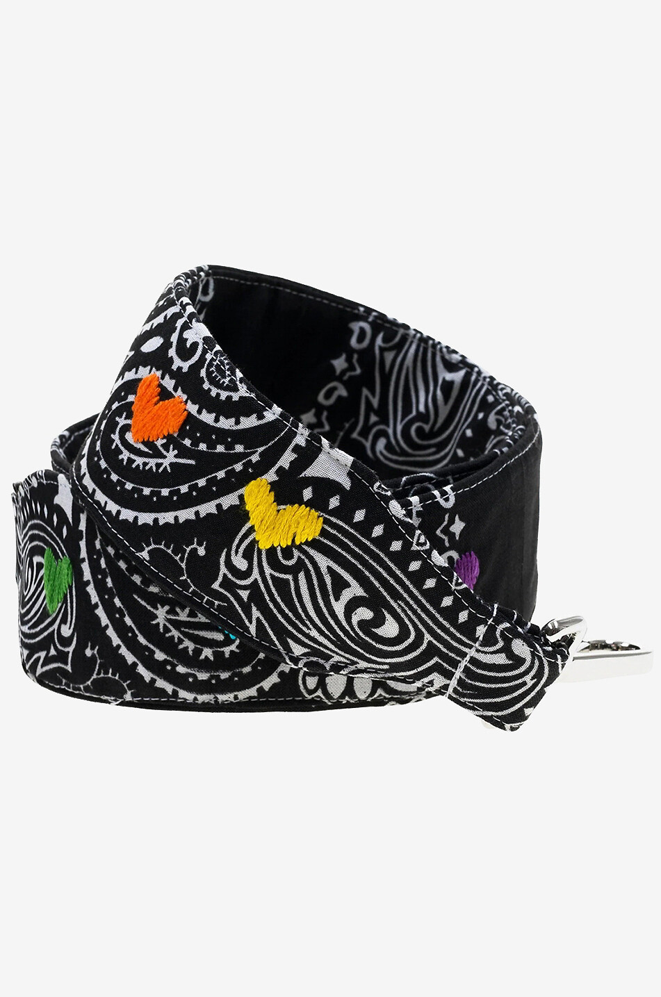 CALL IT BY YOUR NAME Bandoulière large en coton Femme NOIR 3