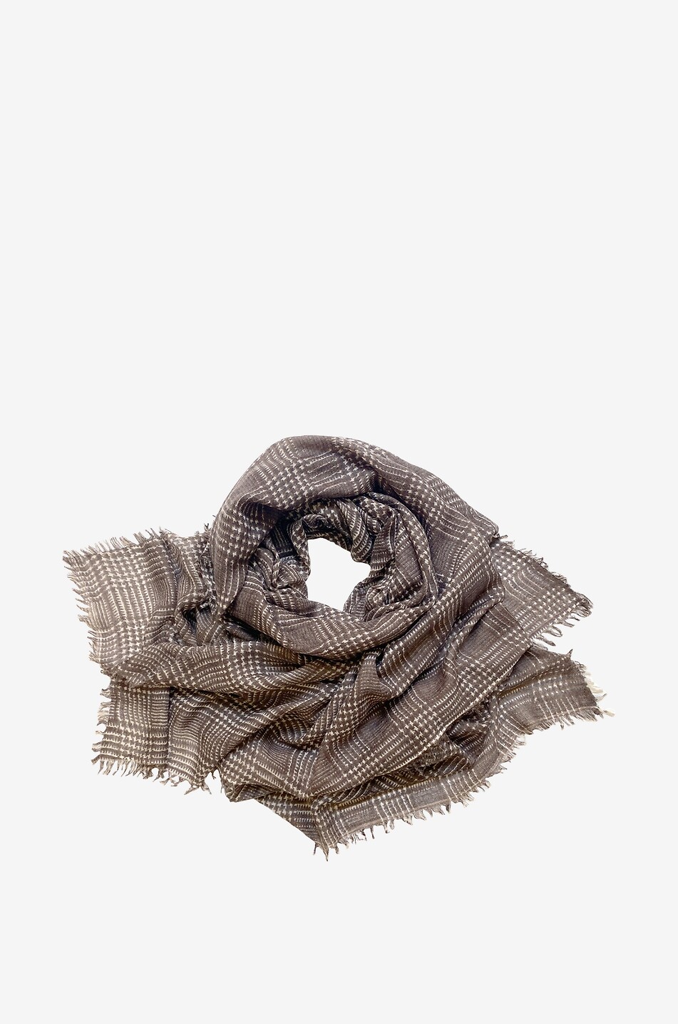 GAYNOR Étole en laine Glasgow Femme GRIS 1