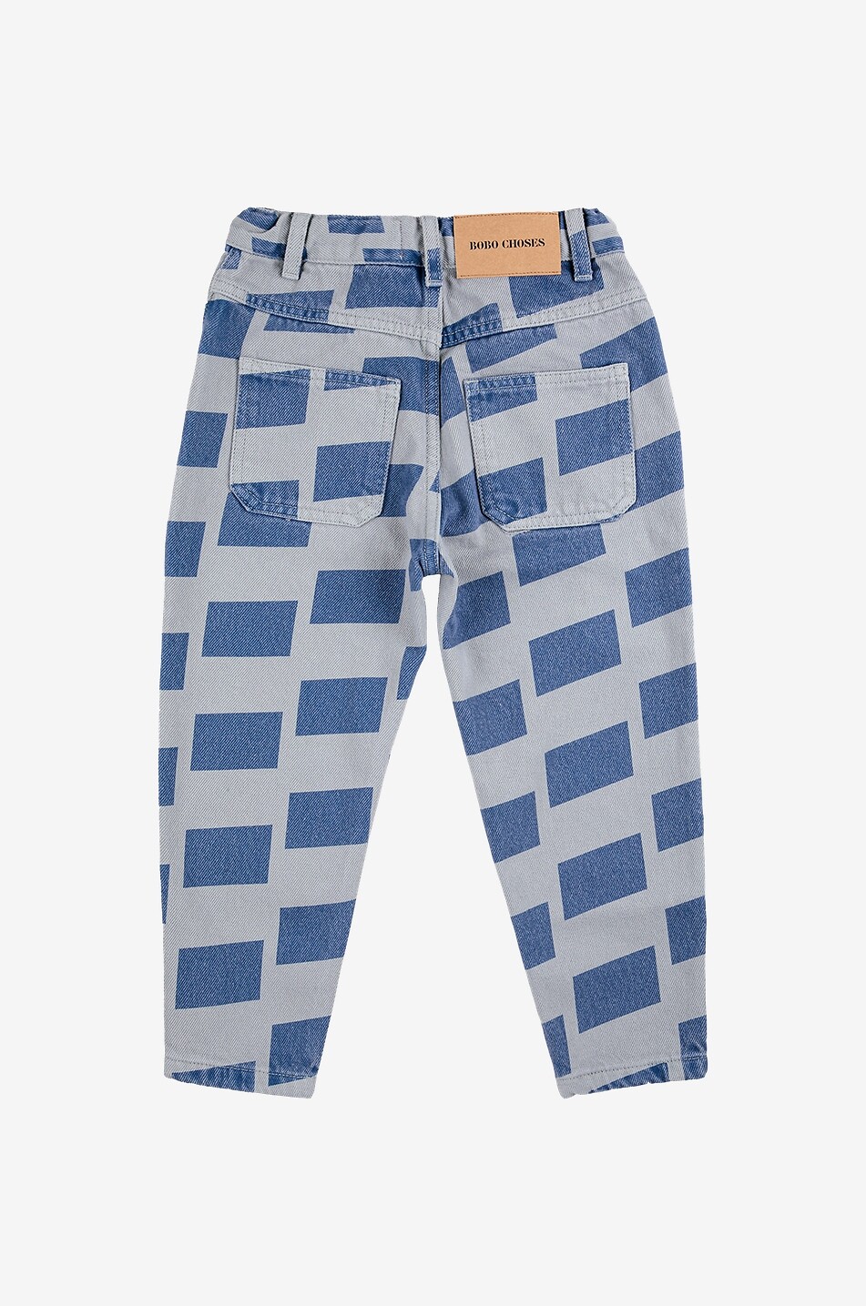 BOBO CHOSES Jungen-Karottenjeans Checker All Over Junge GRAU 2
