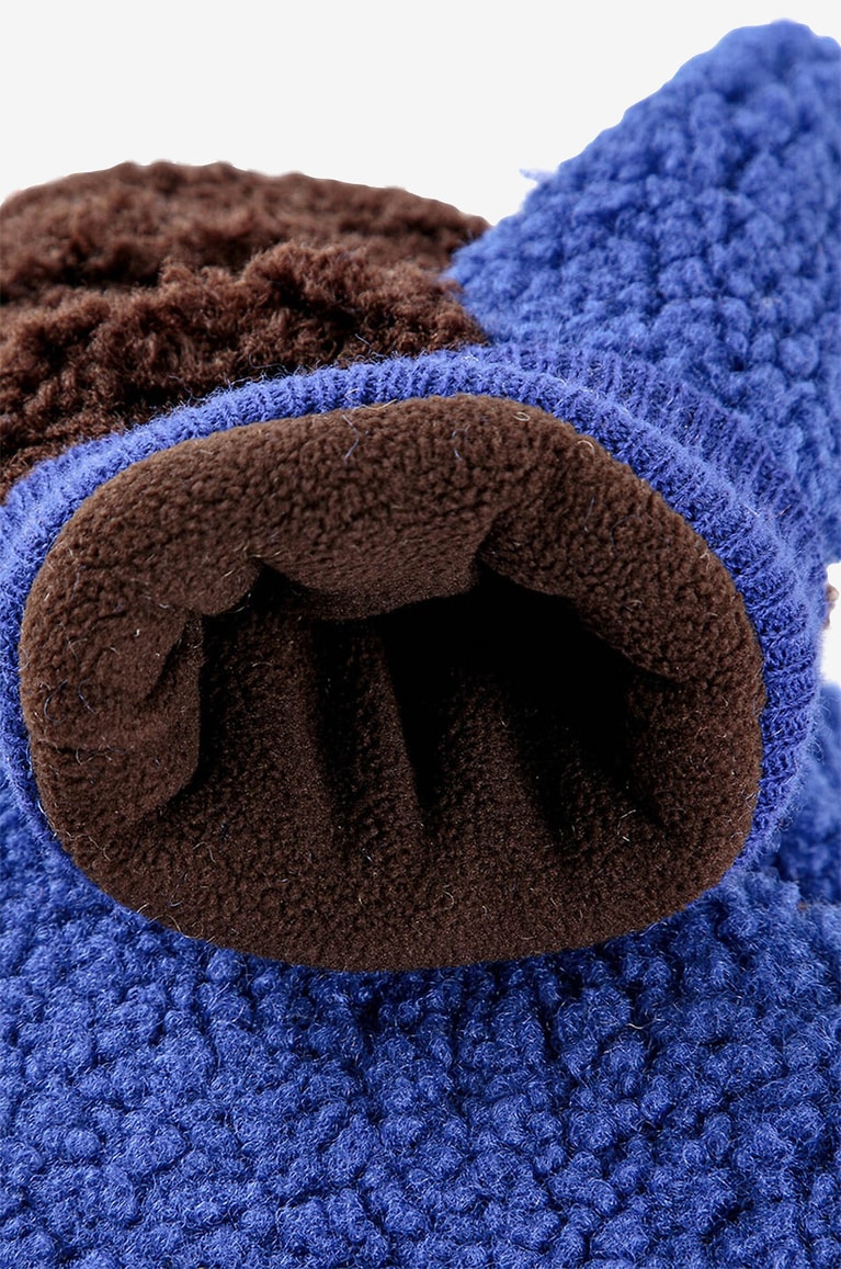BOBO CHOSES Color Block children's plush mittens Girl MEDIUM BLUE 4
