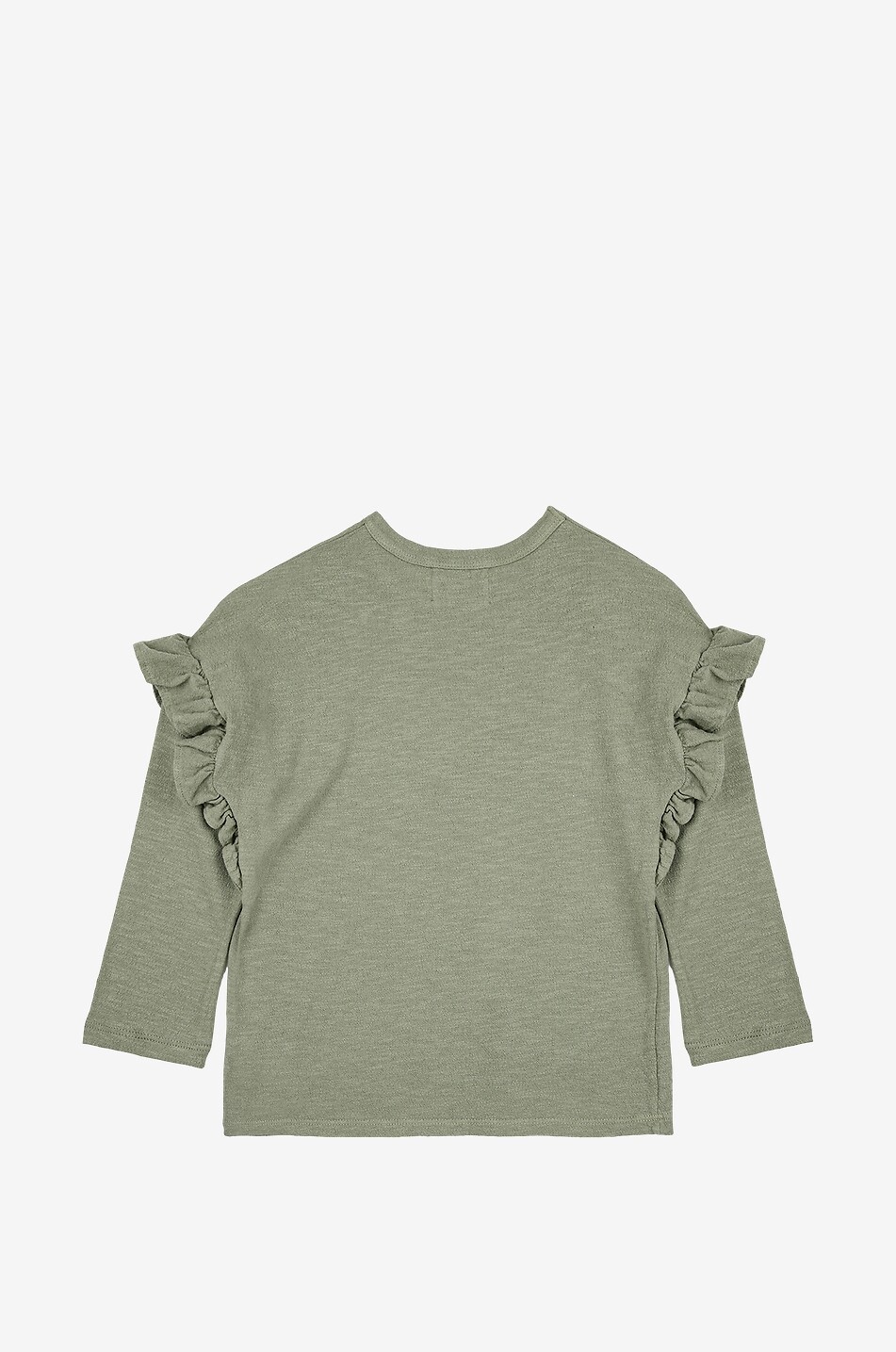 T-shirt fille à manches longues Big Flower Ruffle
