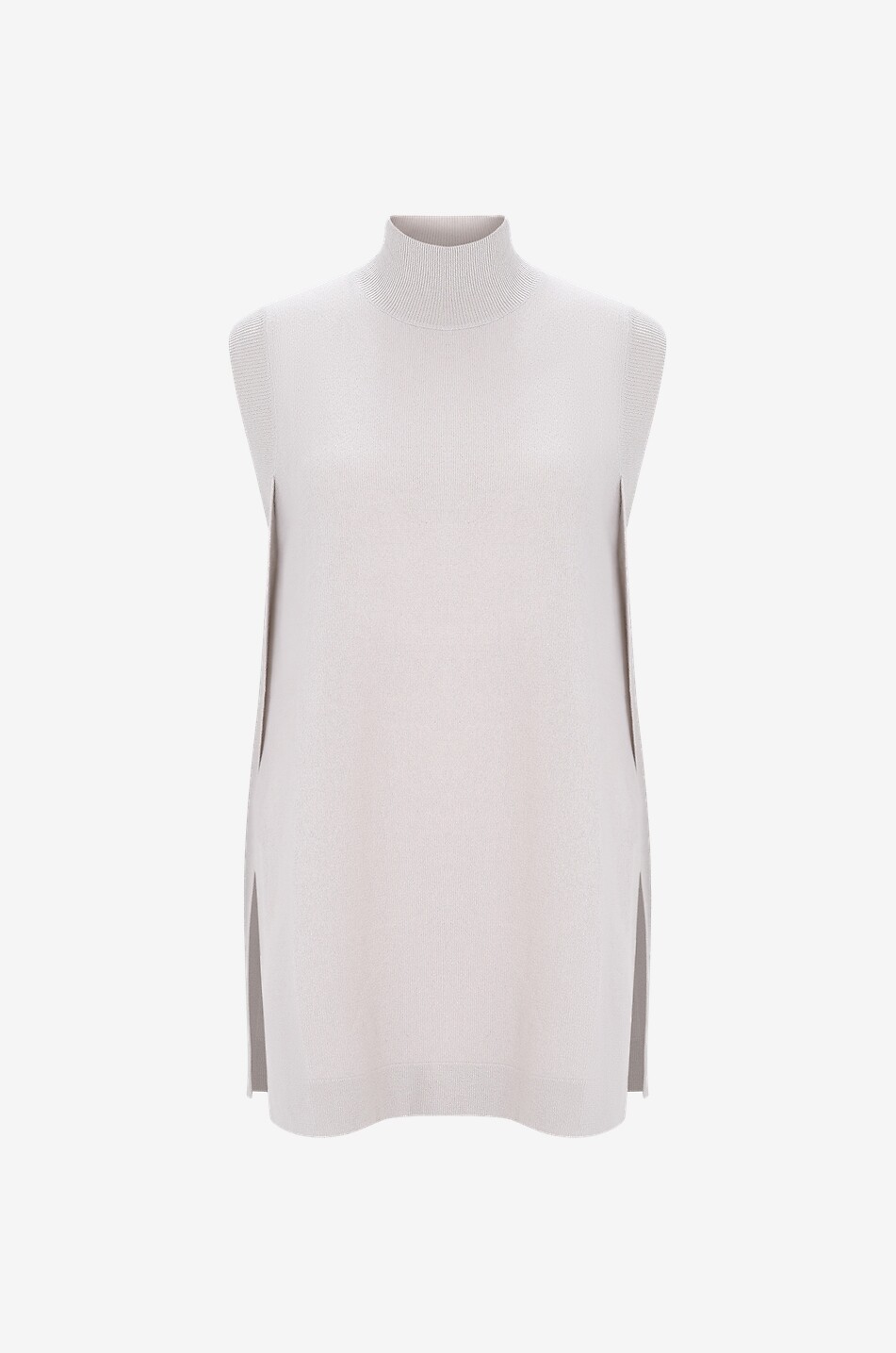 LISA YANG Top sans manches en cachemire Drew Femme GRIS 1