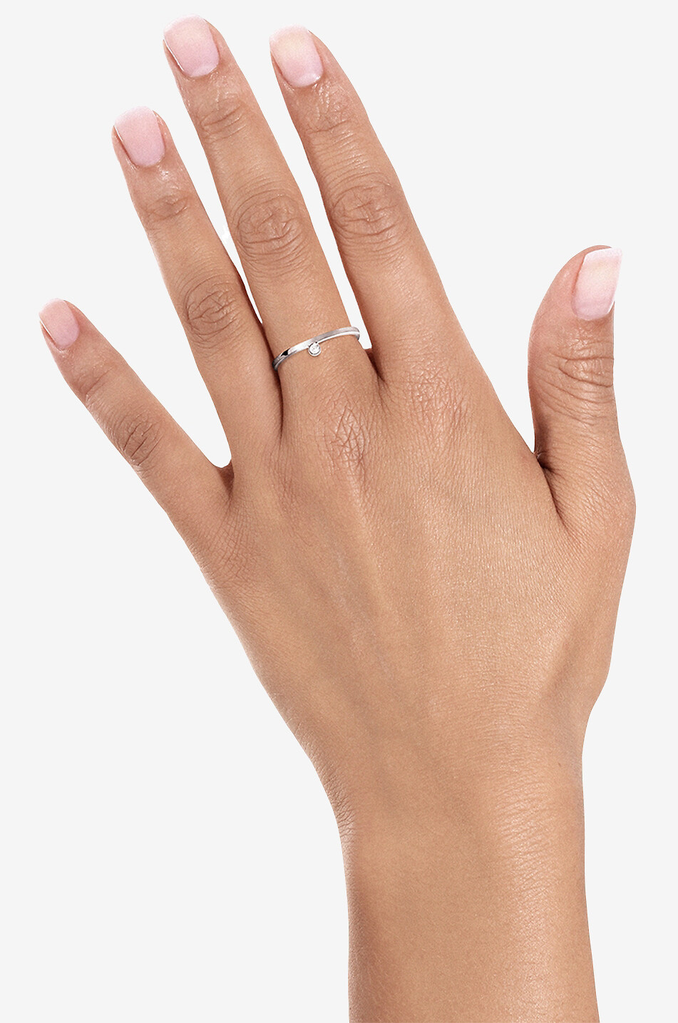VANRYCKE Charlie white gold and diamond ring Women WHITE 2