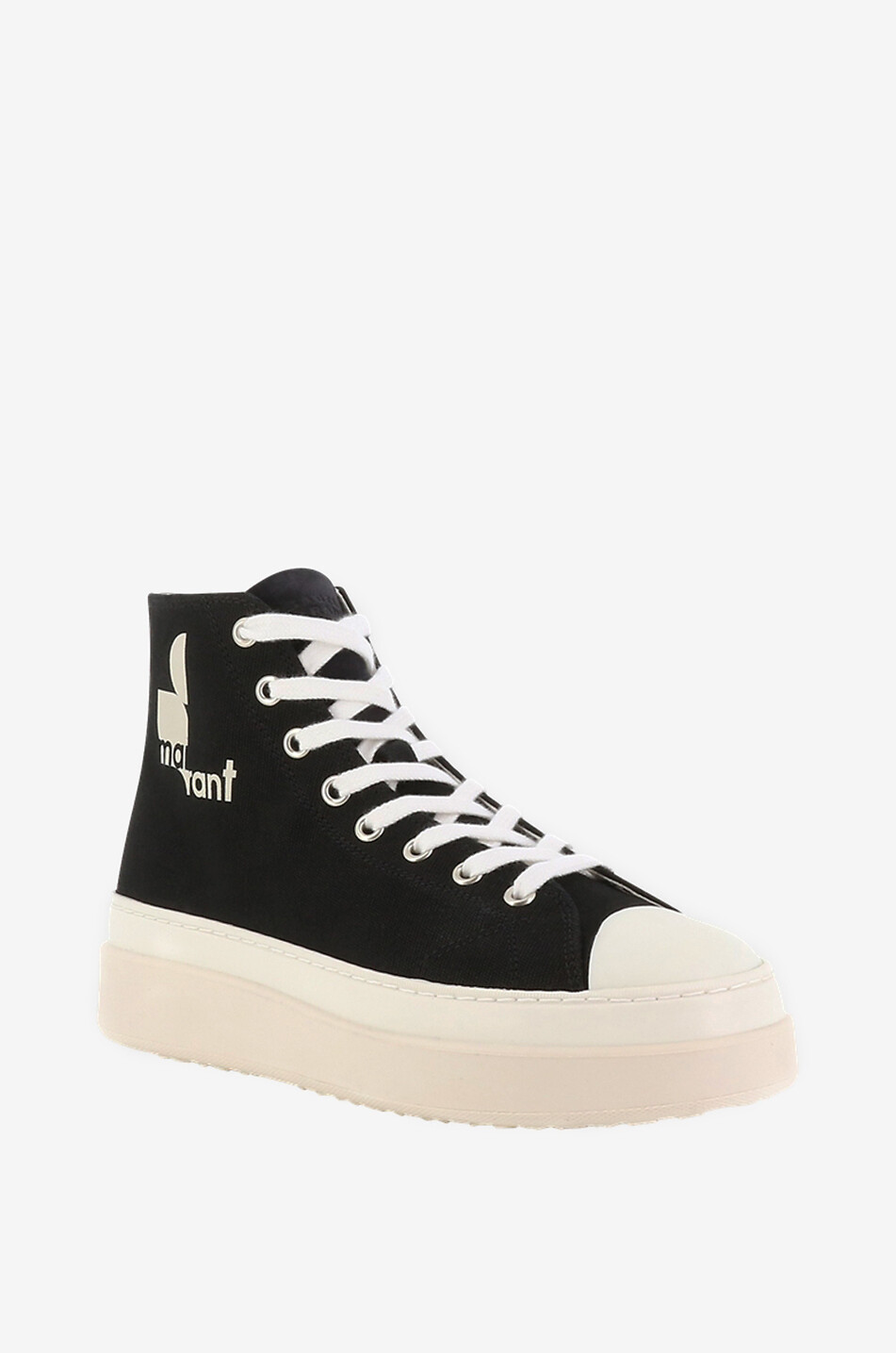 Hohe Plateausneakers aus Canvas Austen High