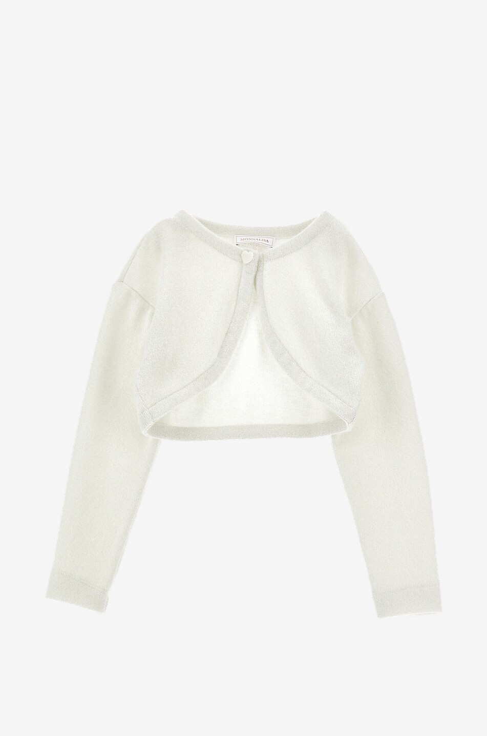 Cardigan raccourci fille en maille scintillante