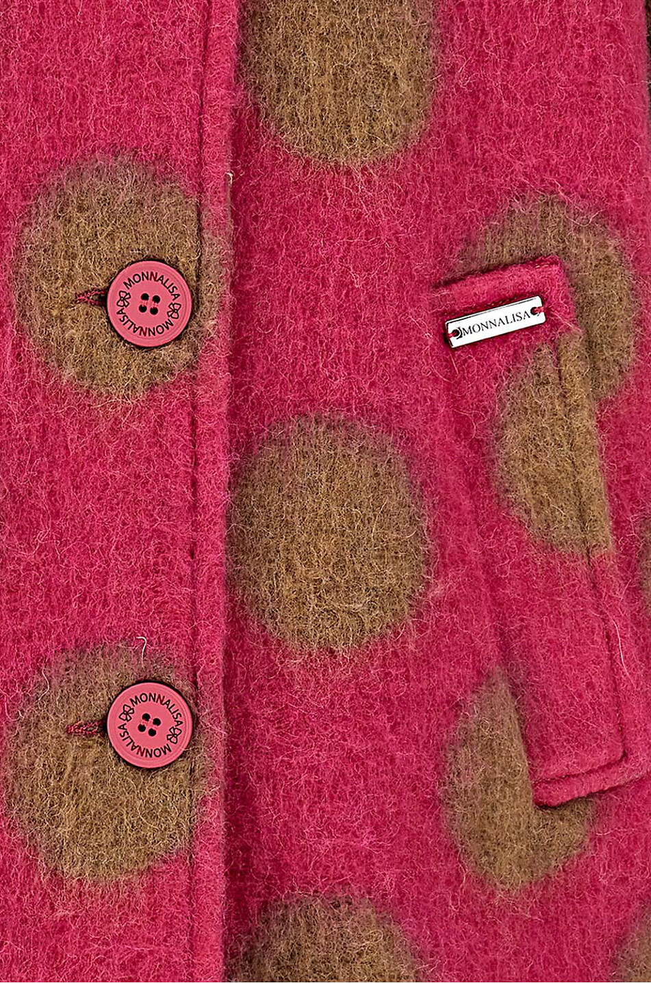 MONNALISA Manteau à capuche fille motif pois Fille ROSE 7