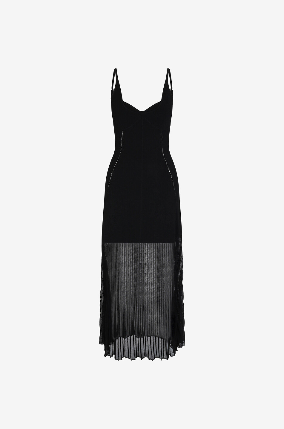 Robe longue en maille Stefana
