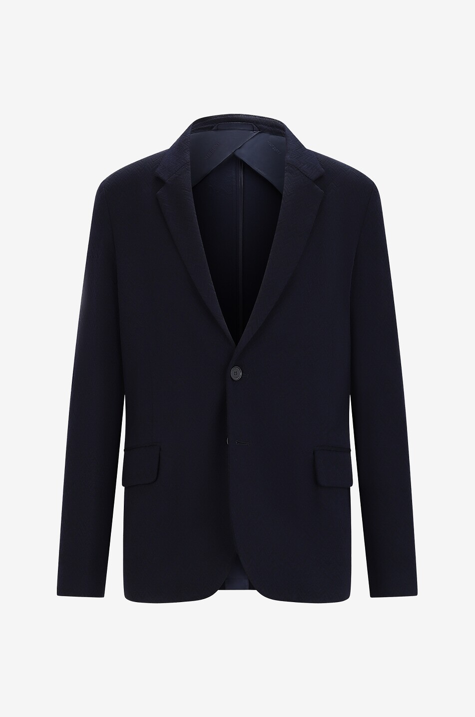 Einreihiger Jersey-Jacquardblazer