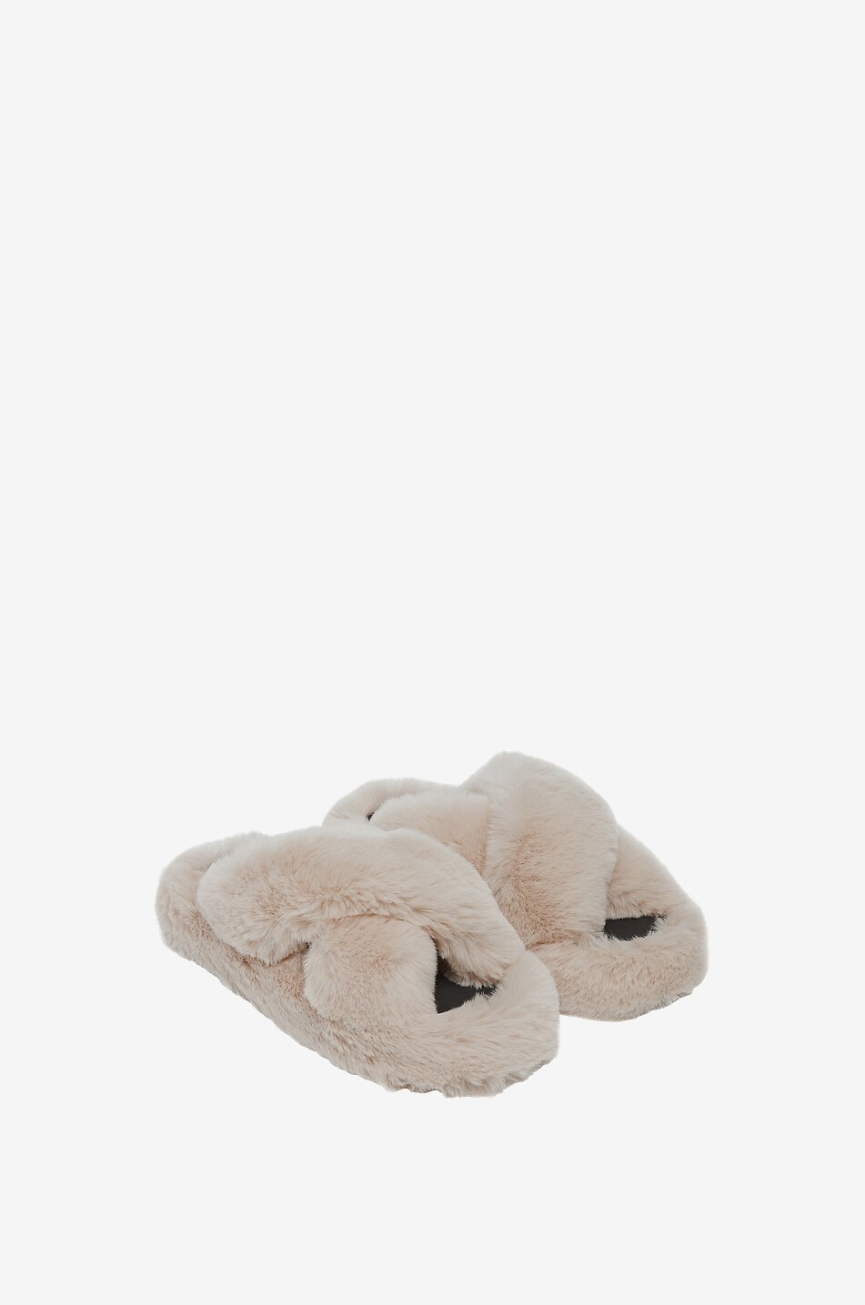 APPARIS Plüsch-Pantoffeln Biba 2 Damen CREMEFARBEN 2
