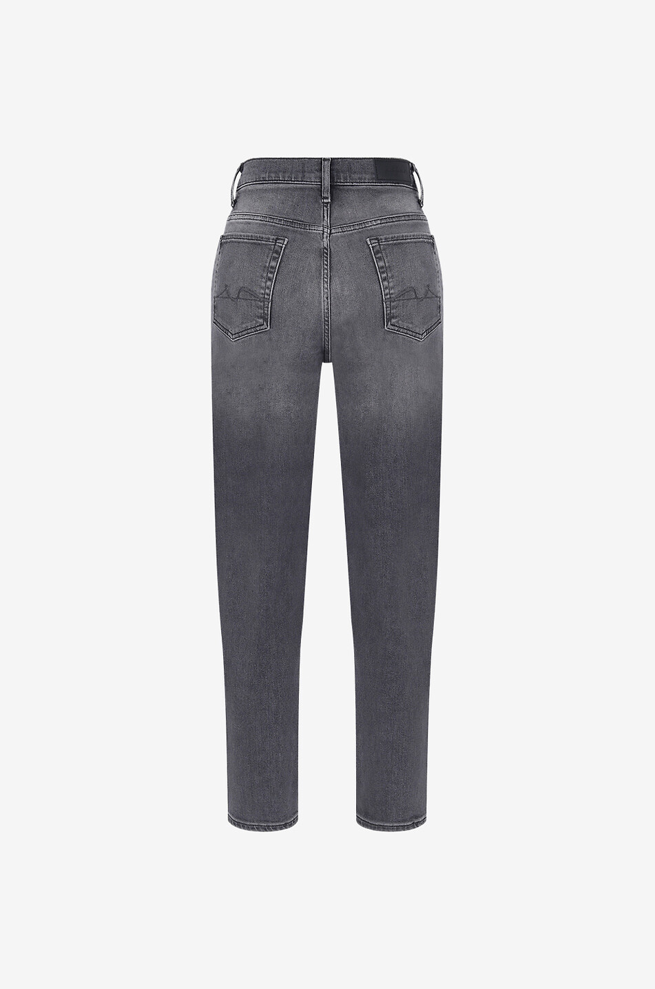 7 FOR ALL MANKIND Jeans mit geradem Bein aus Baumwolle Malia Damen SCHWARZ 2