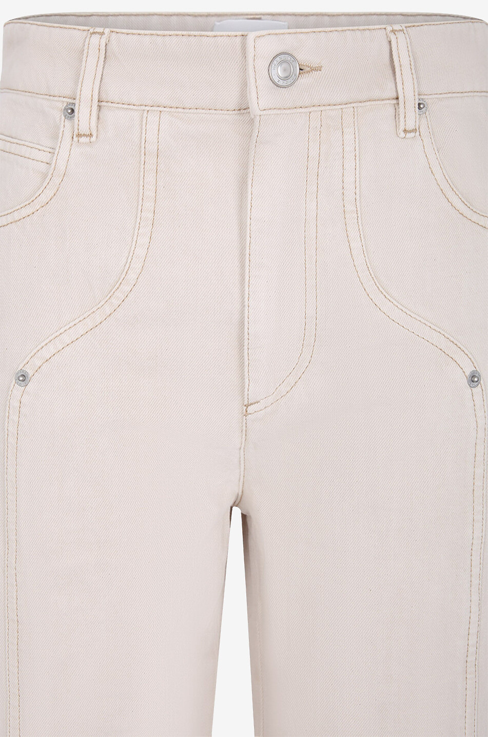 Jeans mit weitem Bein und hohem Bund Valeria