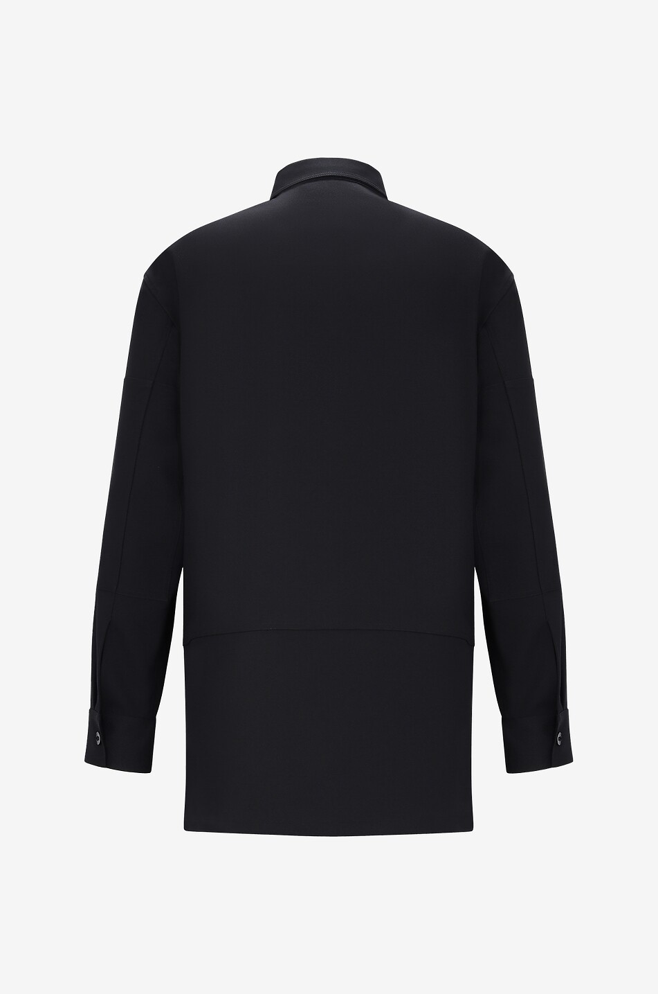 Surchemise décontractée en gabardine recyclée