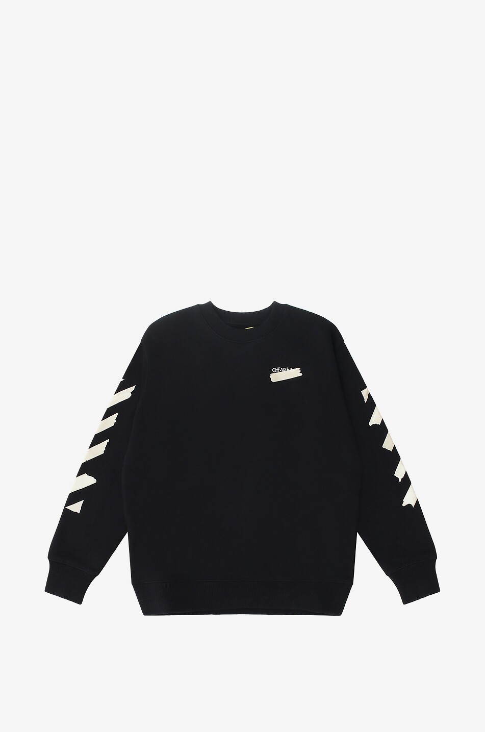 OFF WHITE Paper Tape Arrow boy's crewneck sweatshirt Boy BLACK 1