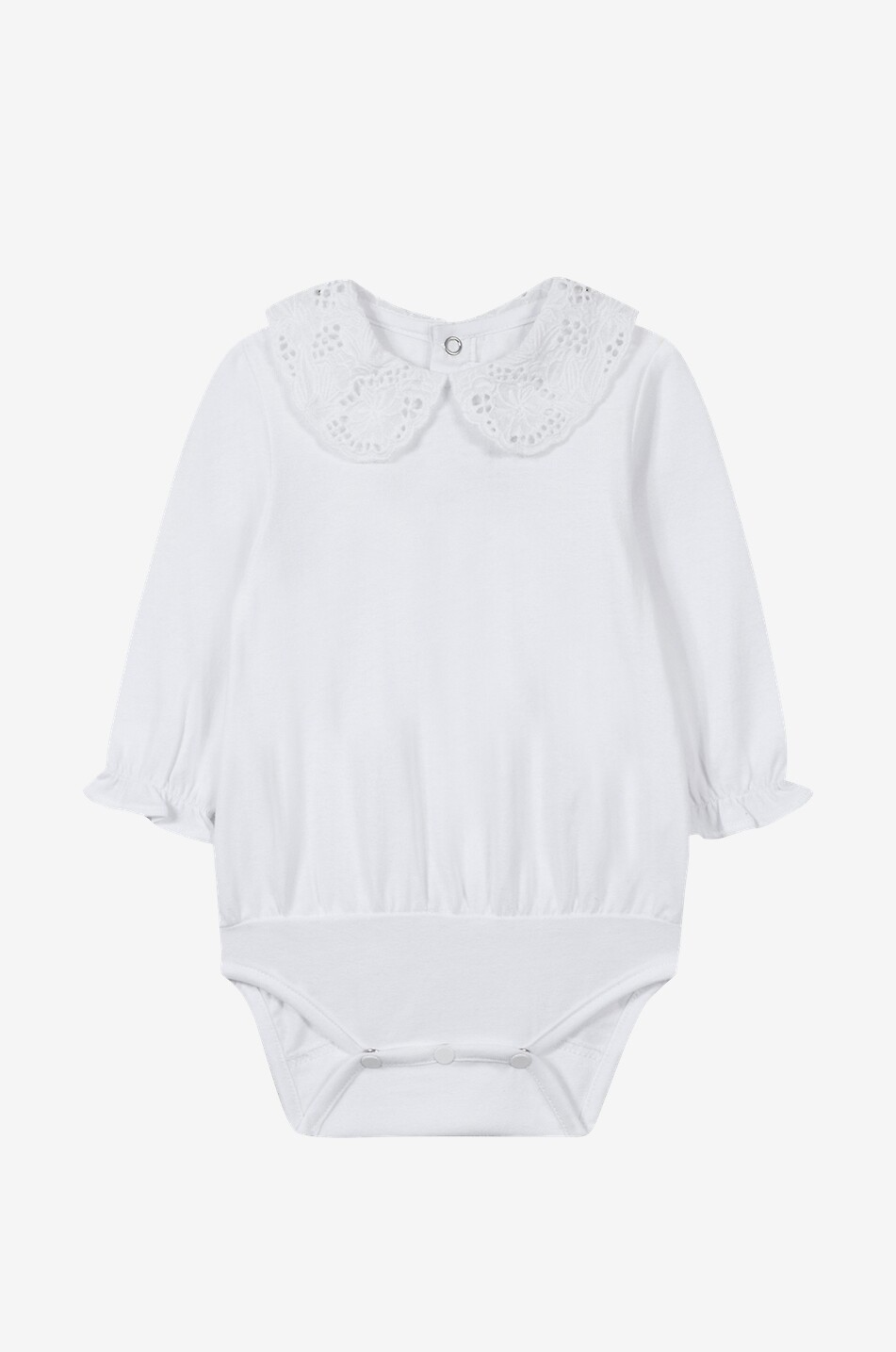 Body bébé coupe blouse à col brodé