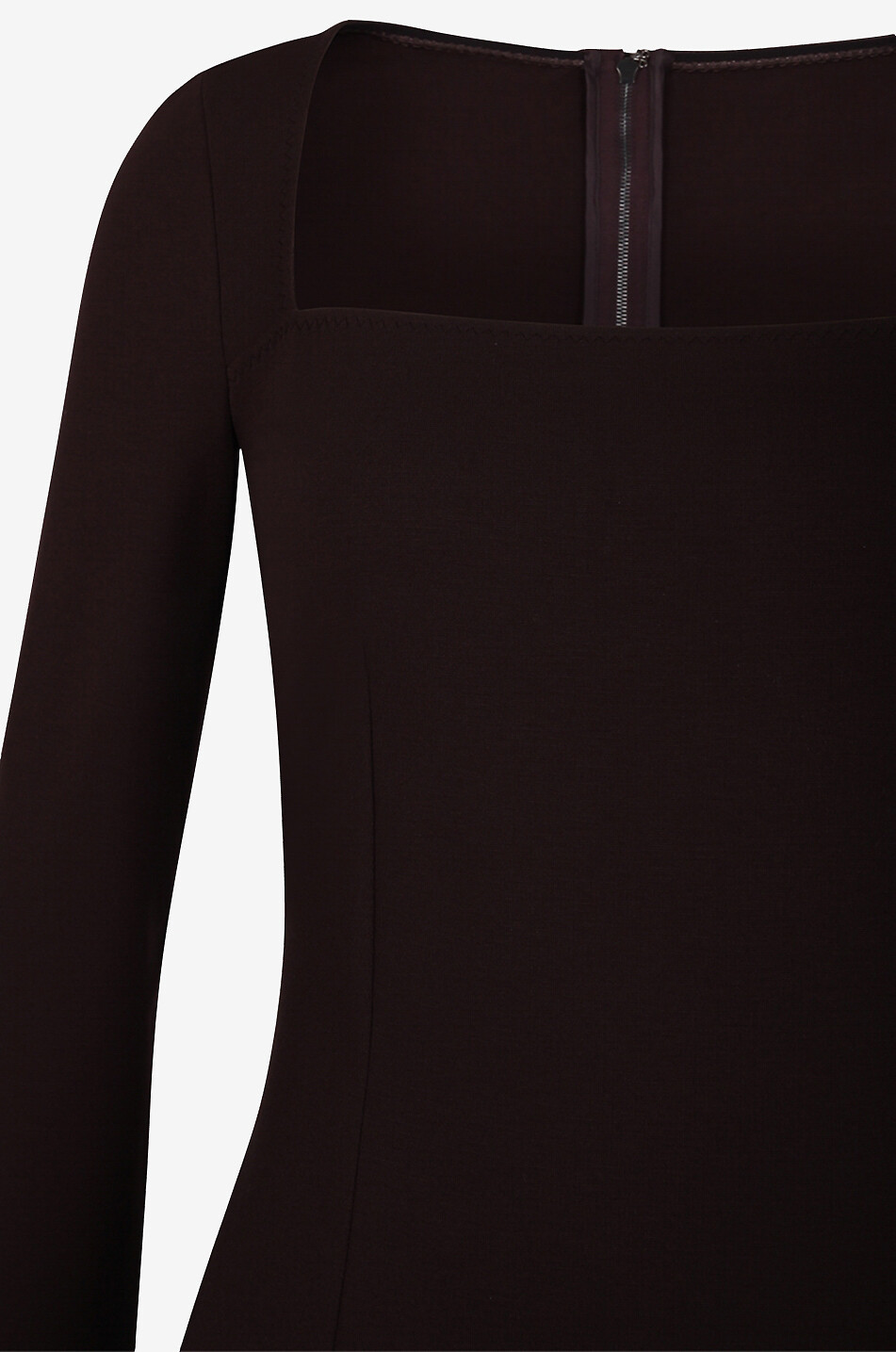 Midikleid aus Jersey mit herzförmigem Ausschnitt